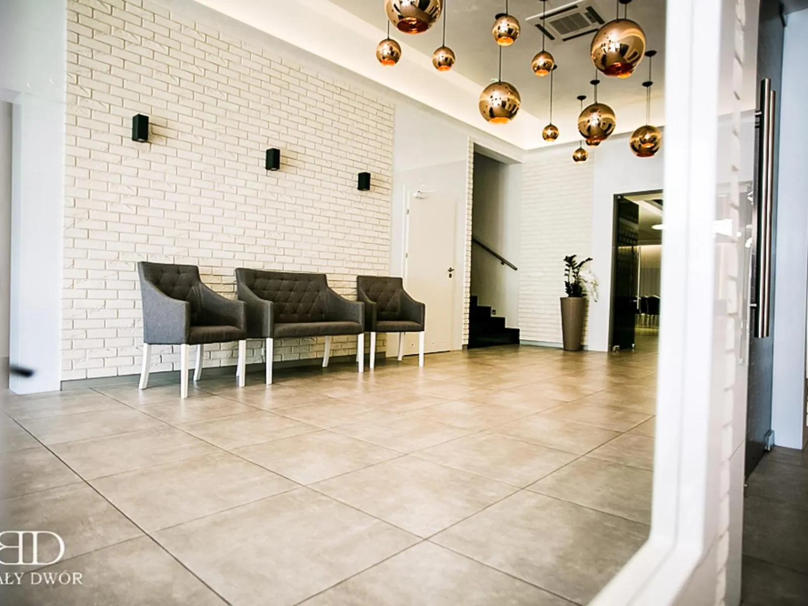 Lobby or reception in Biały Dwór