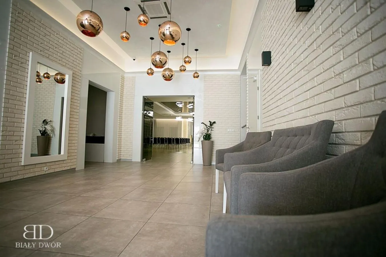 Lobby or reception in Biały Dwór