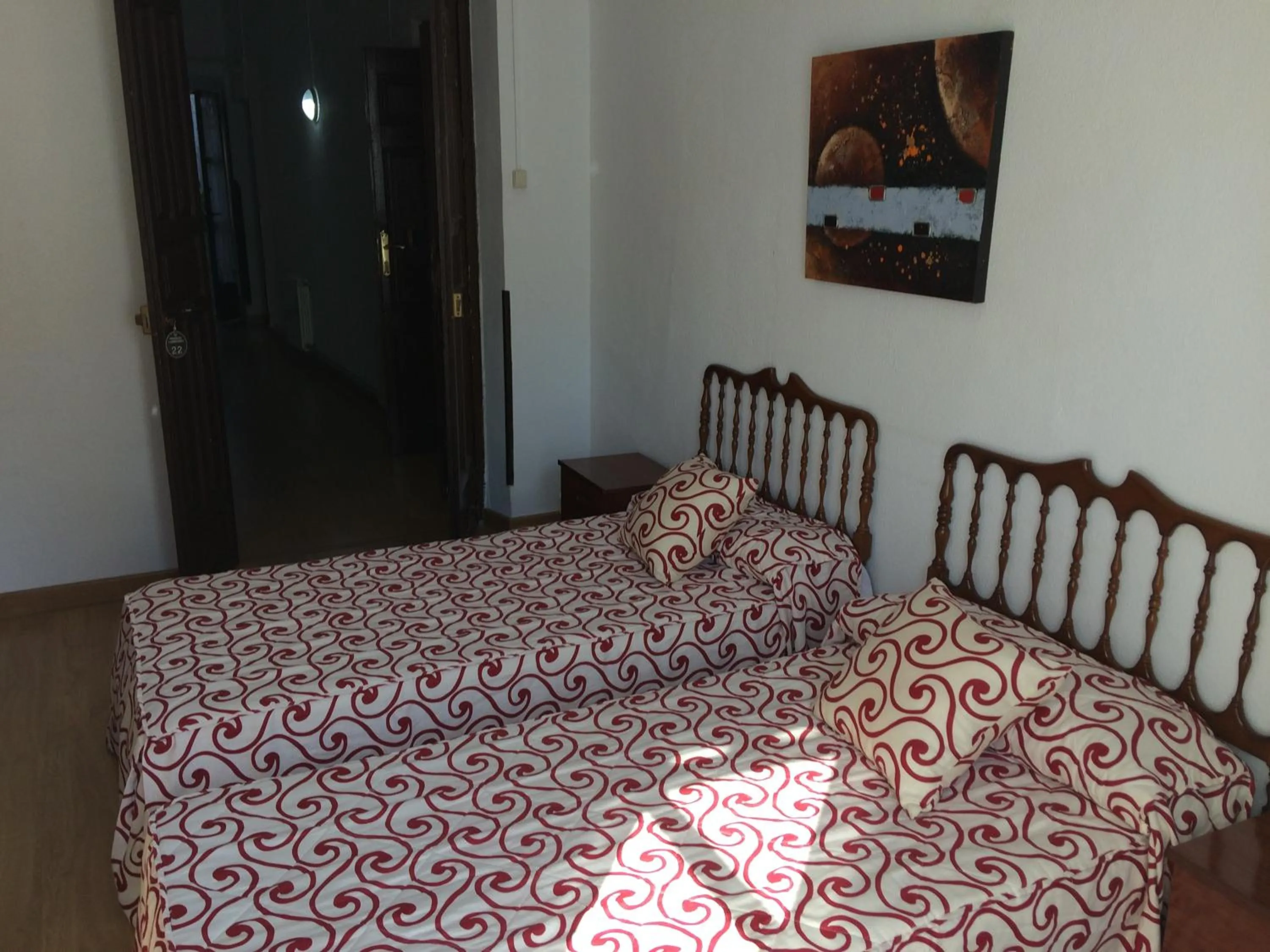 Bedroom, Bed in Pension Carretero