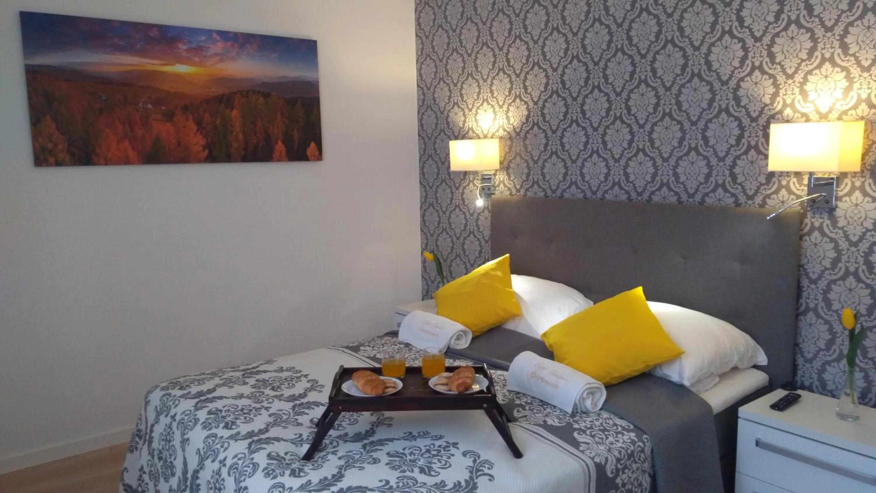 Bed in Apartament City Center Platinum - Luxury Standard