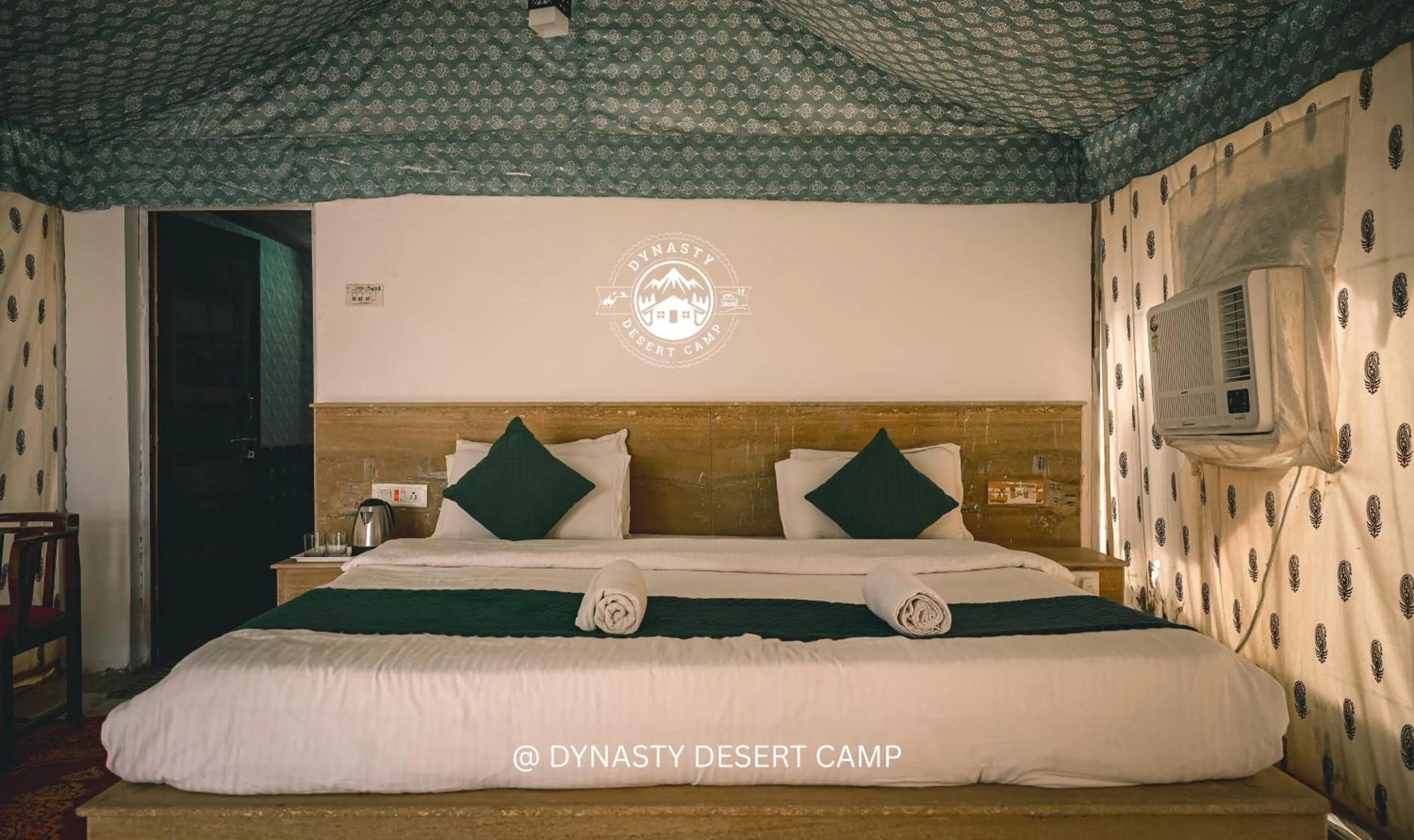 Bed in Dynasty Desert Camp and Resort