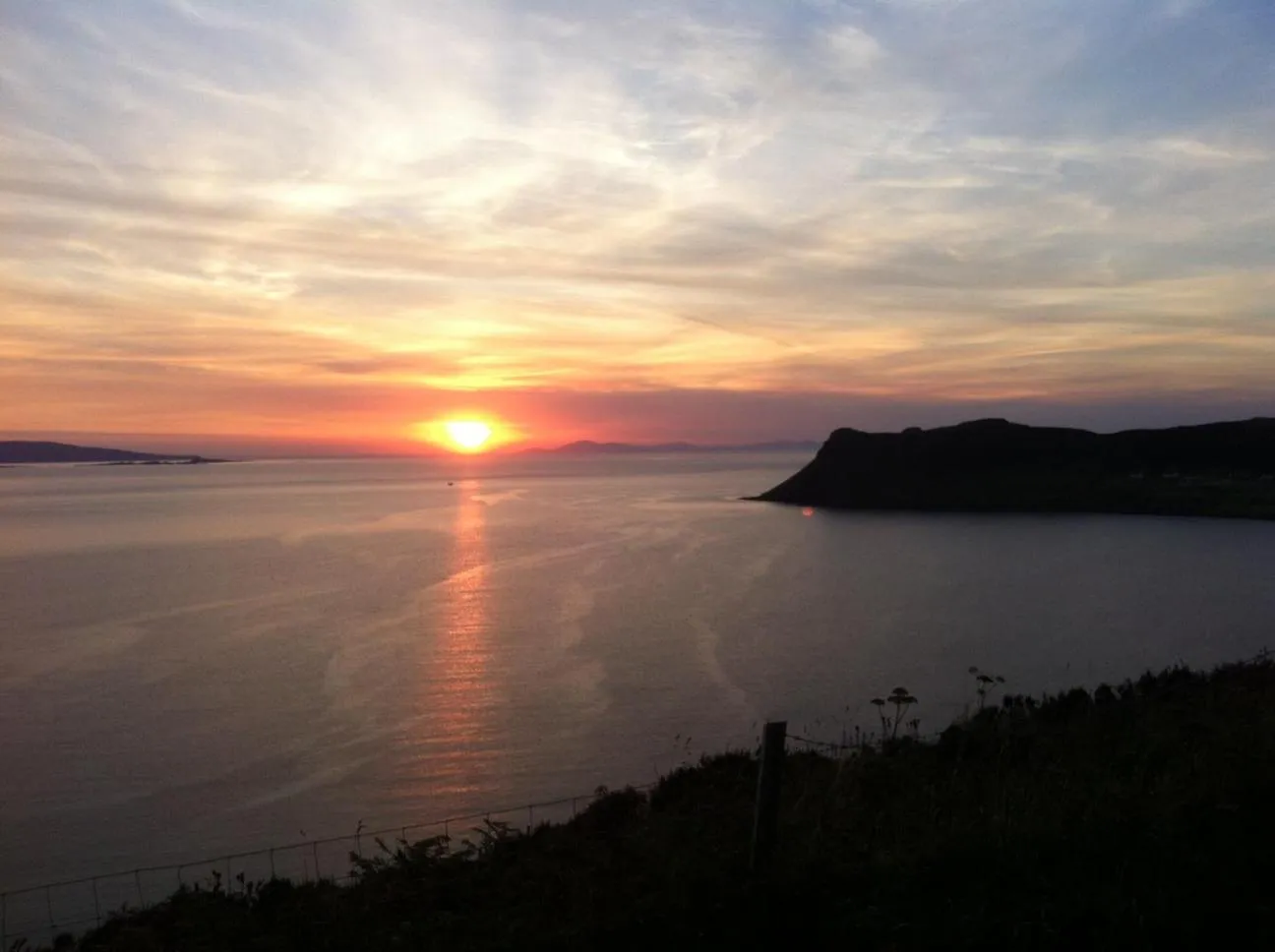 Sunset in Abhaig Boutique B&B - Small & luxurious in a great location!