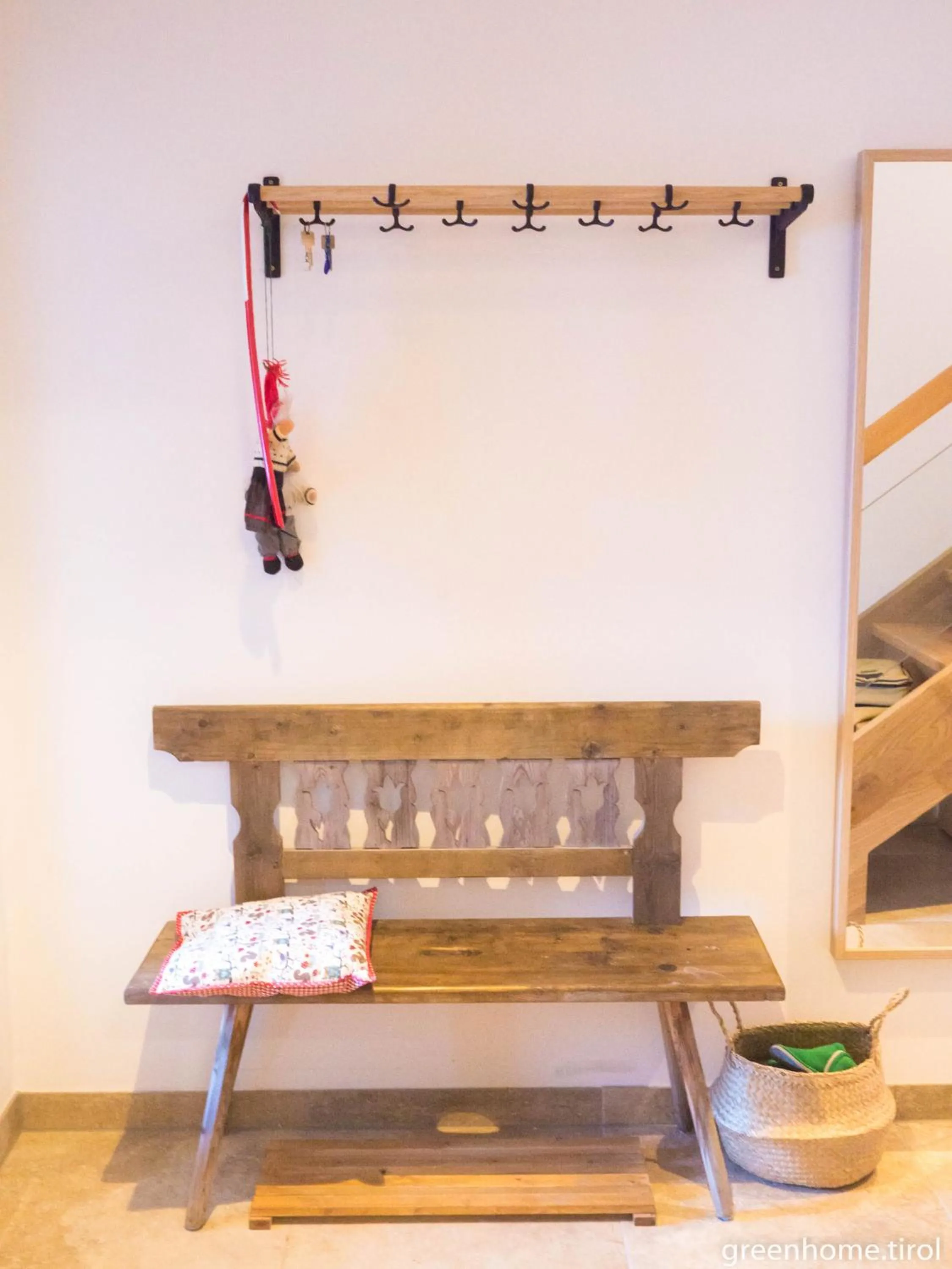 Decorative detail in Modernes Chalet mit Terrasse und Parkplatz in den Alpen