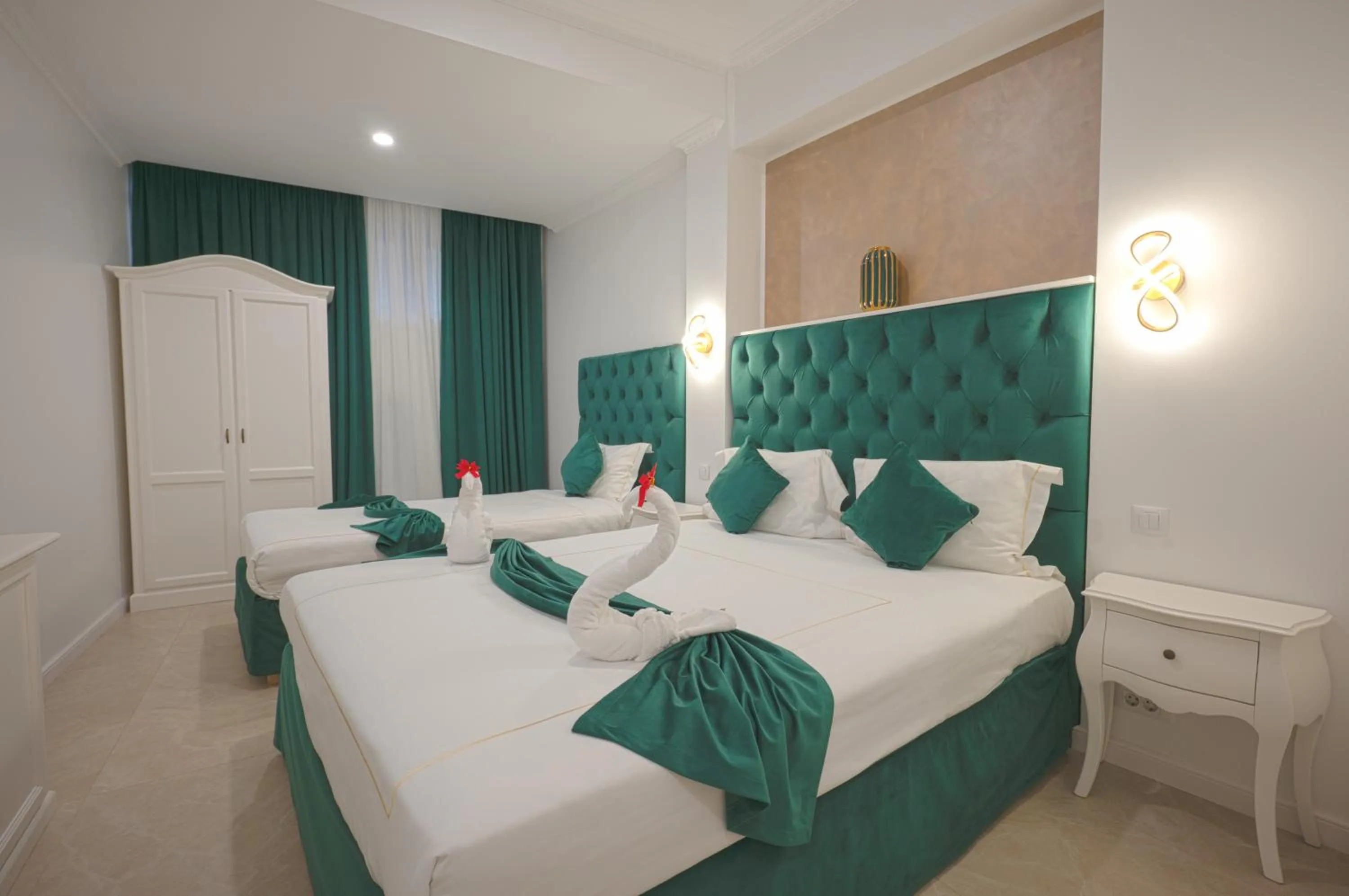 Bed in Old Town Boutique Hotel