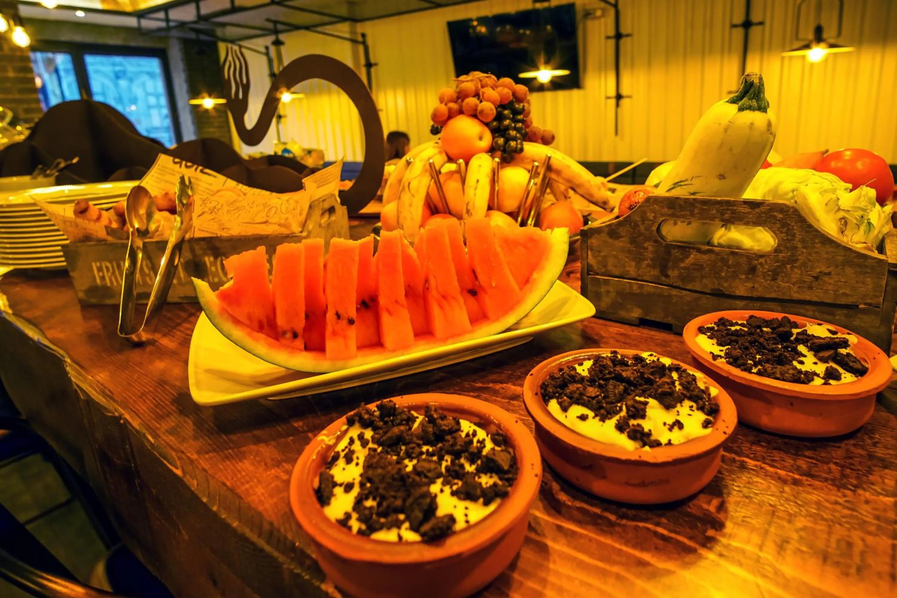 Continental breakfast in Old Town Boutique Hotel