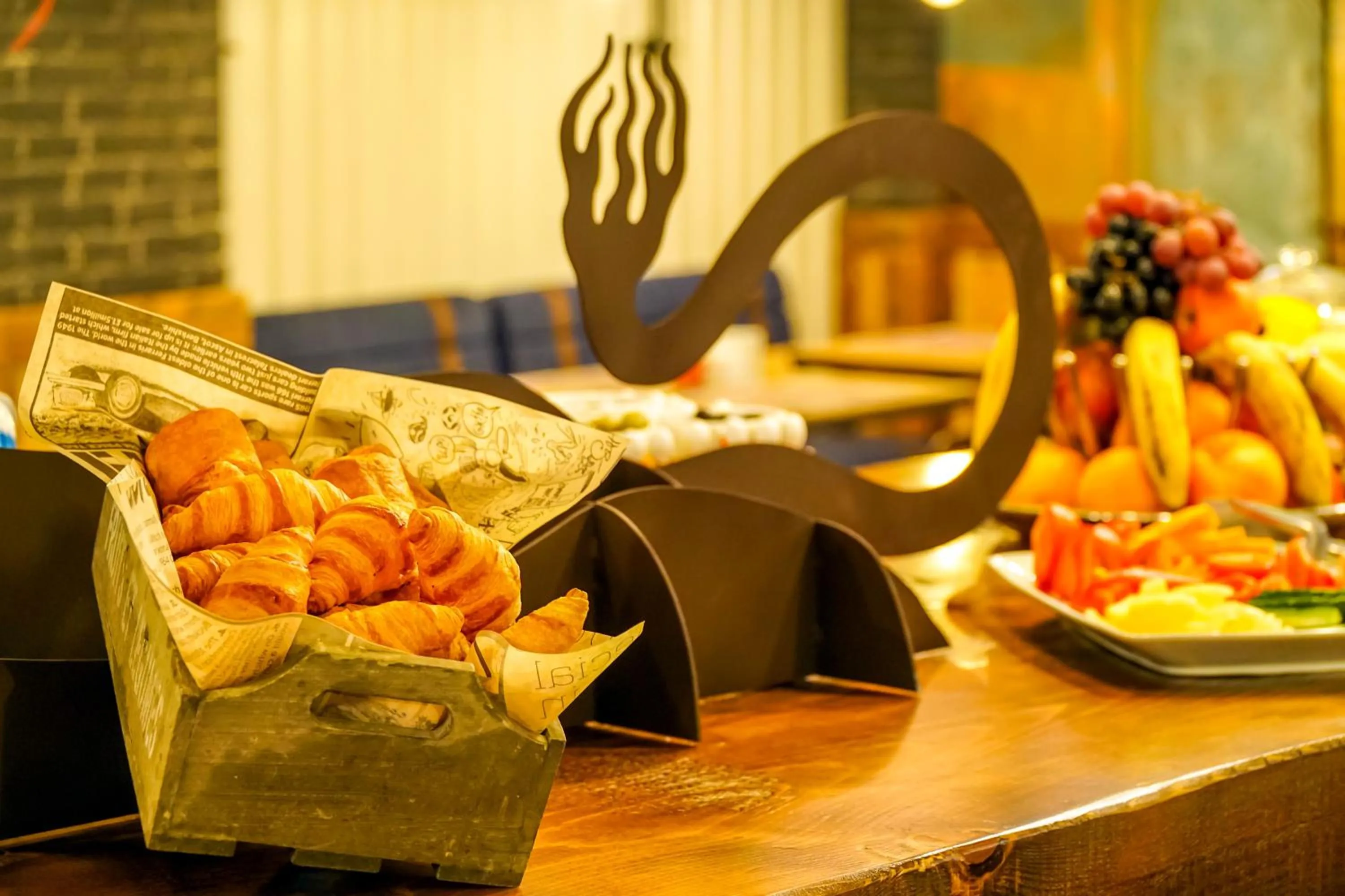 Continental breakfast in Old Town Boutique Hotel