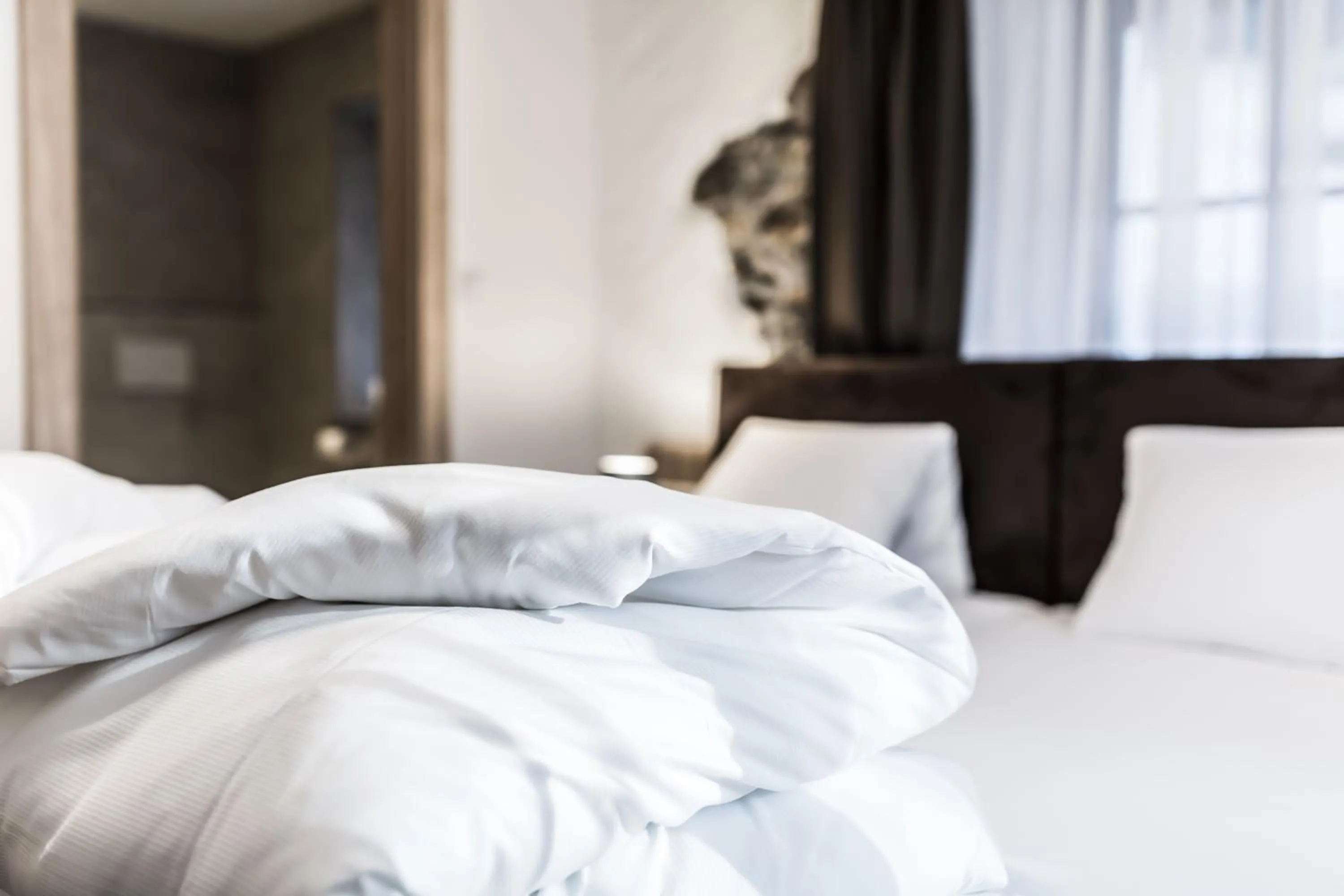 Bedroom, Bed in A Casa Smaragd Appartements