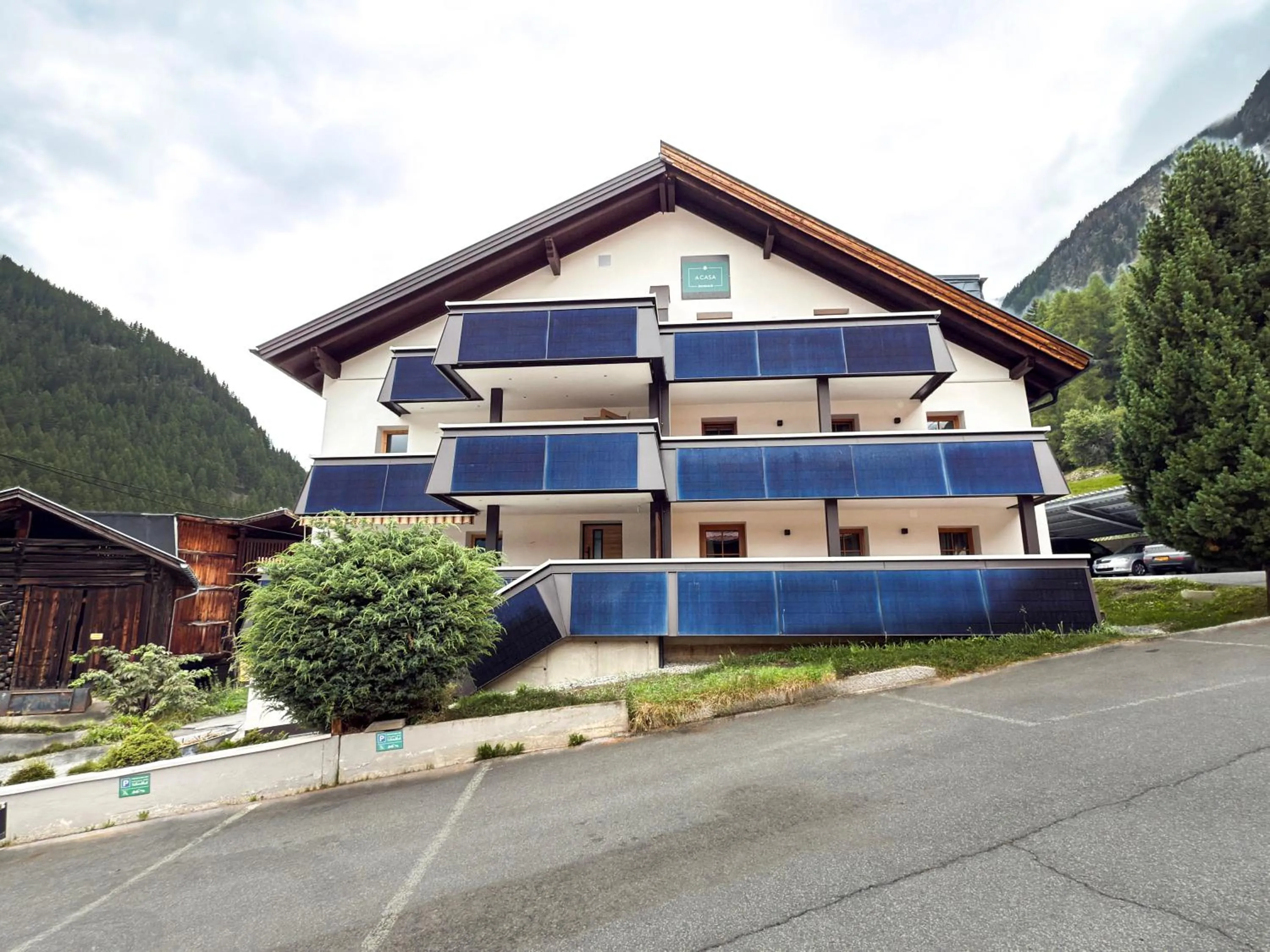 Property building in A Casa Smaragd Appartements
