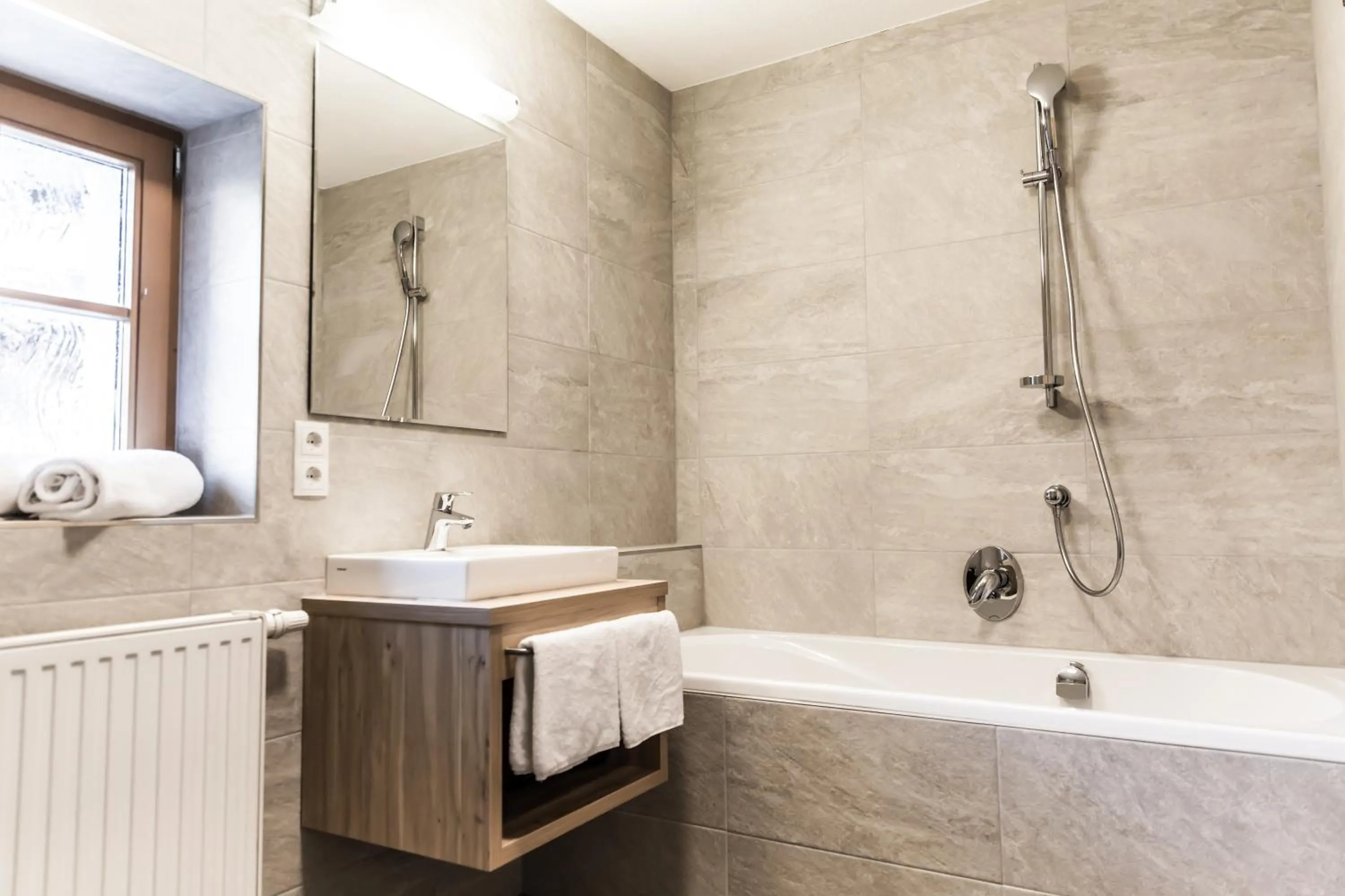 Bathroom in A Casa Smaragd Appartements