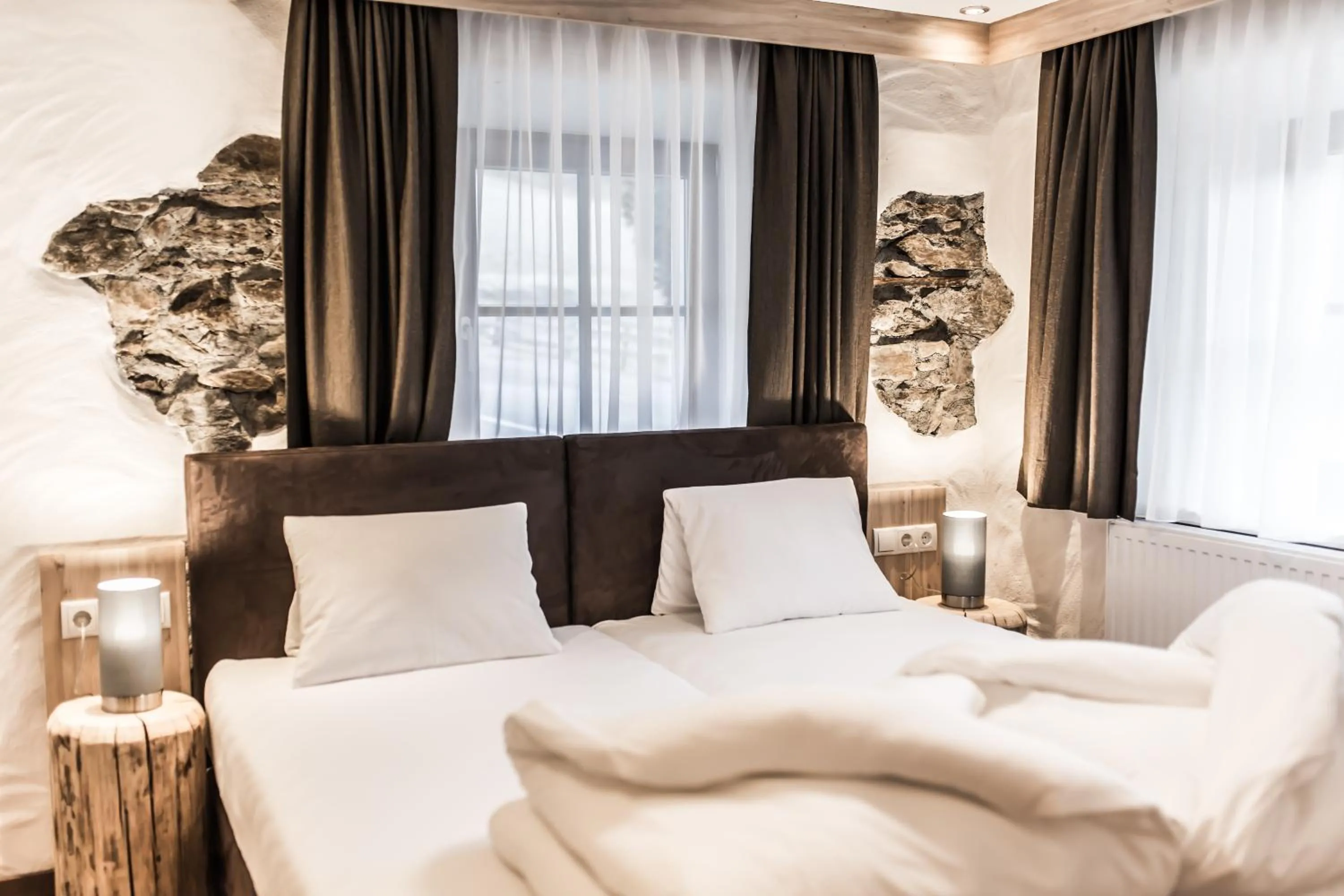 Bedroom, Bed in A Casa Smaragd Appartements