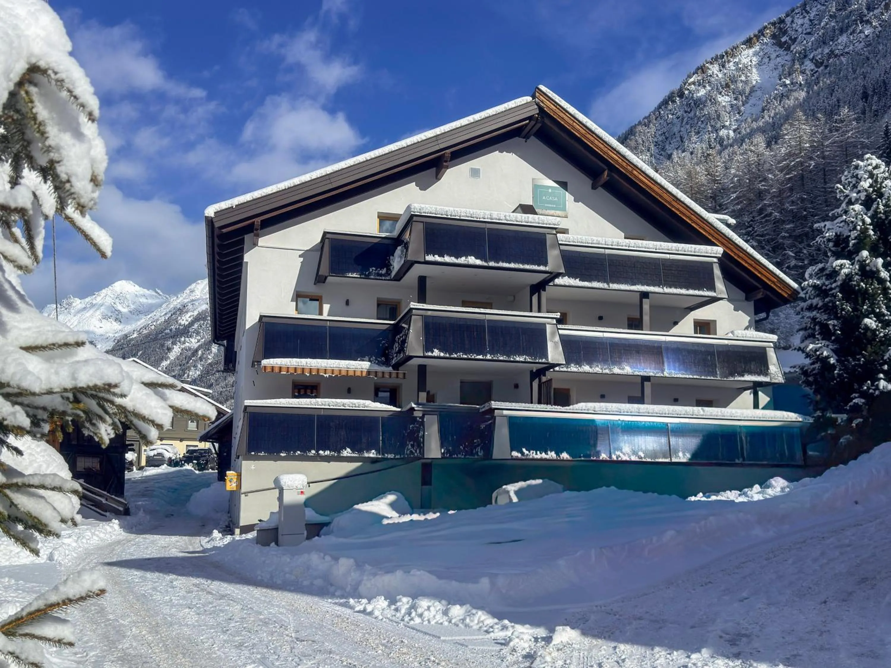 Property building in A Casa Smaragd Appartements