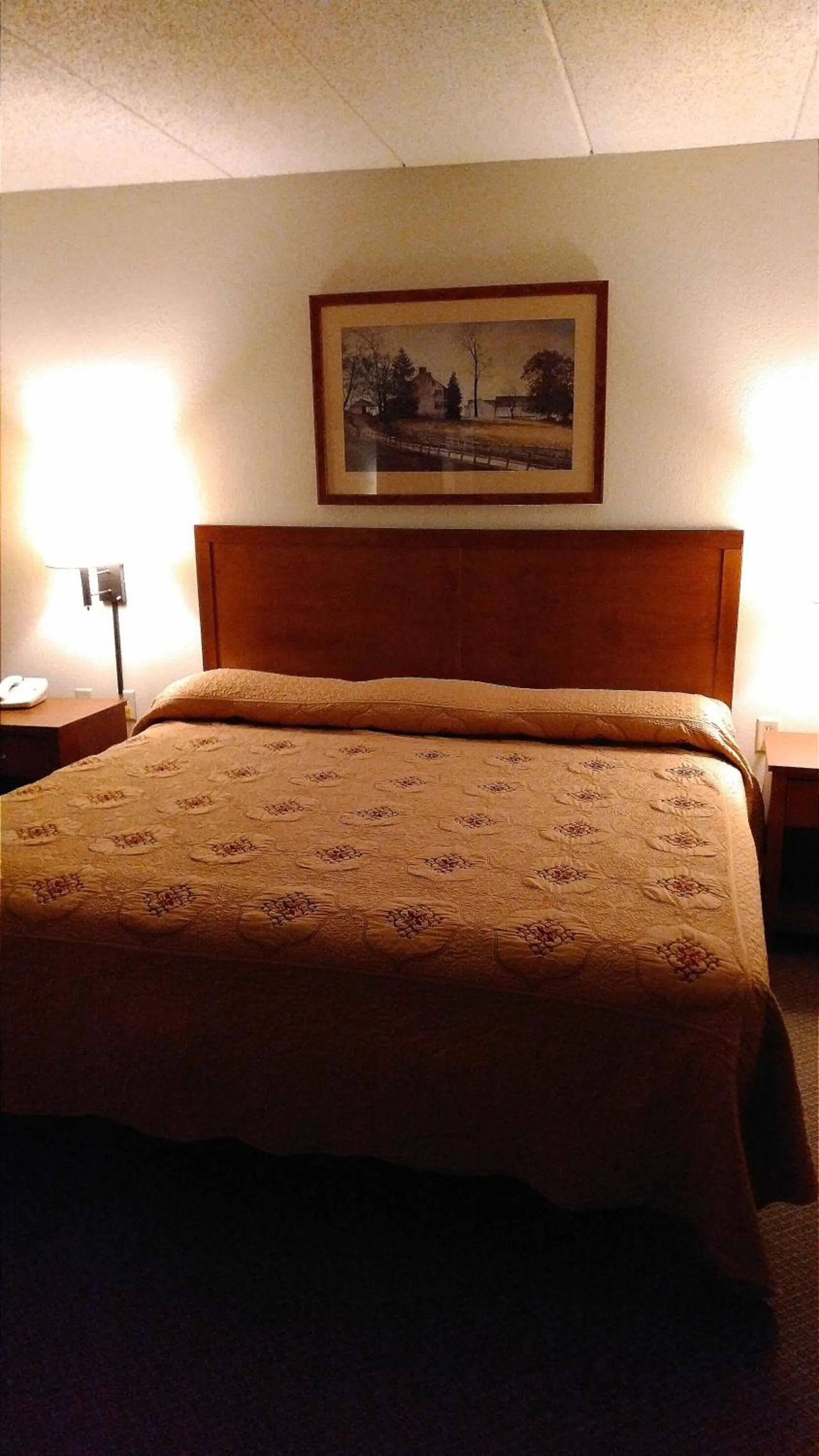 Bed in Madelia Hotel & Suites