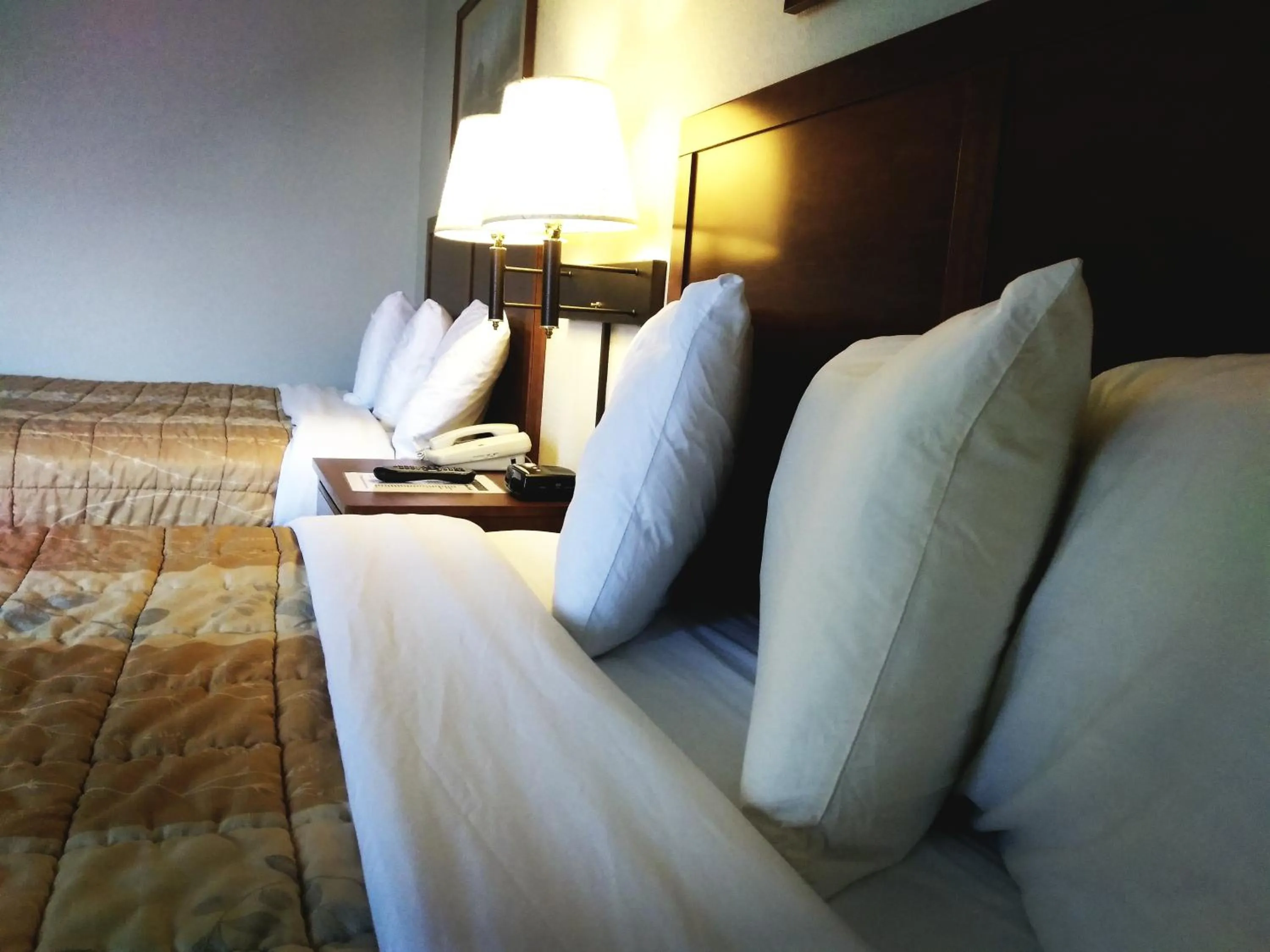 Bed in Madelia Hotel & Suites