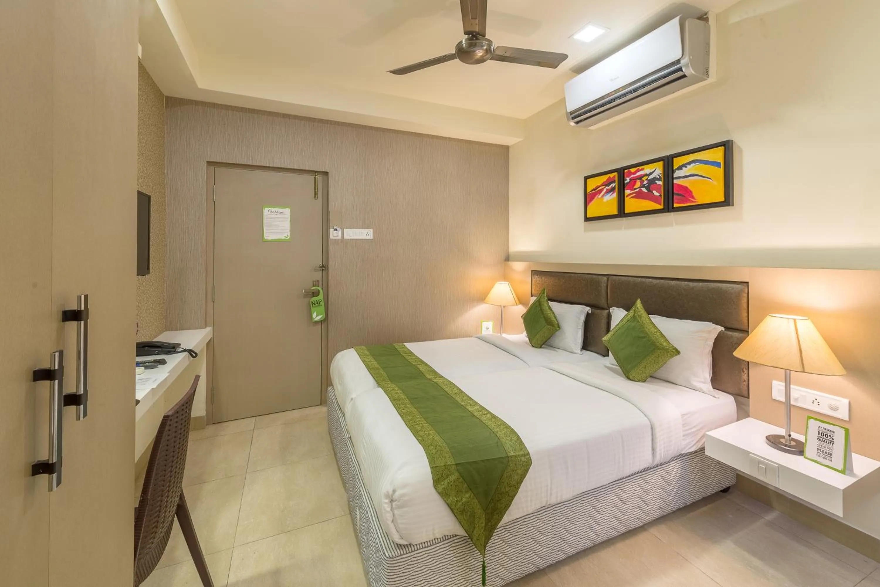 Bedroom, Bed in Treebo Nestlay Airport Alandur