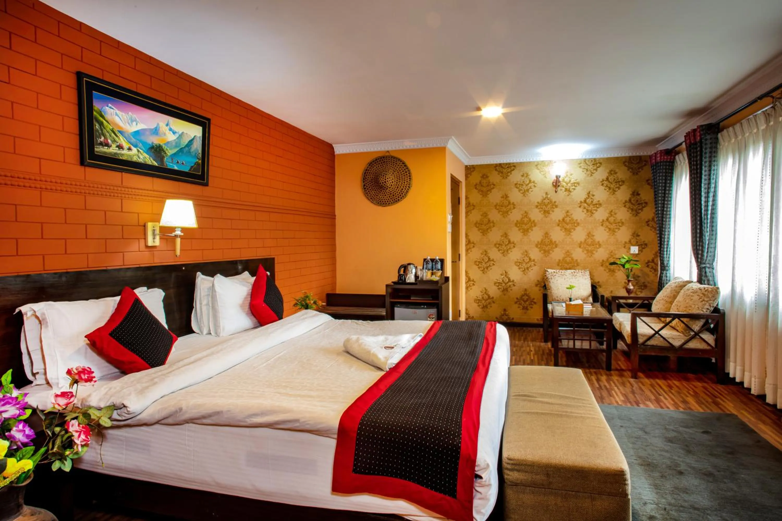 Bedroom, Bed in Taleju Boutique Hotel