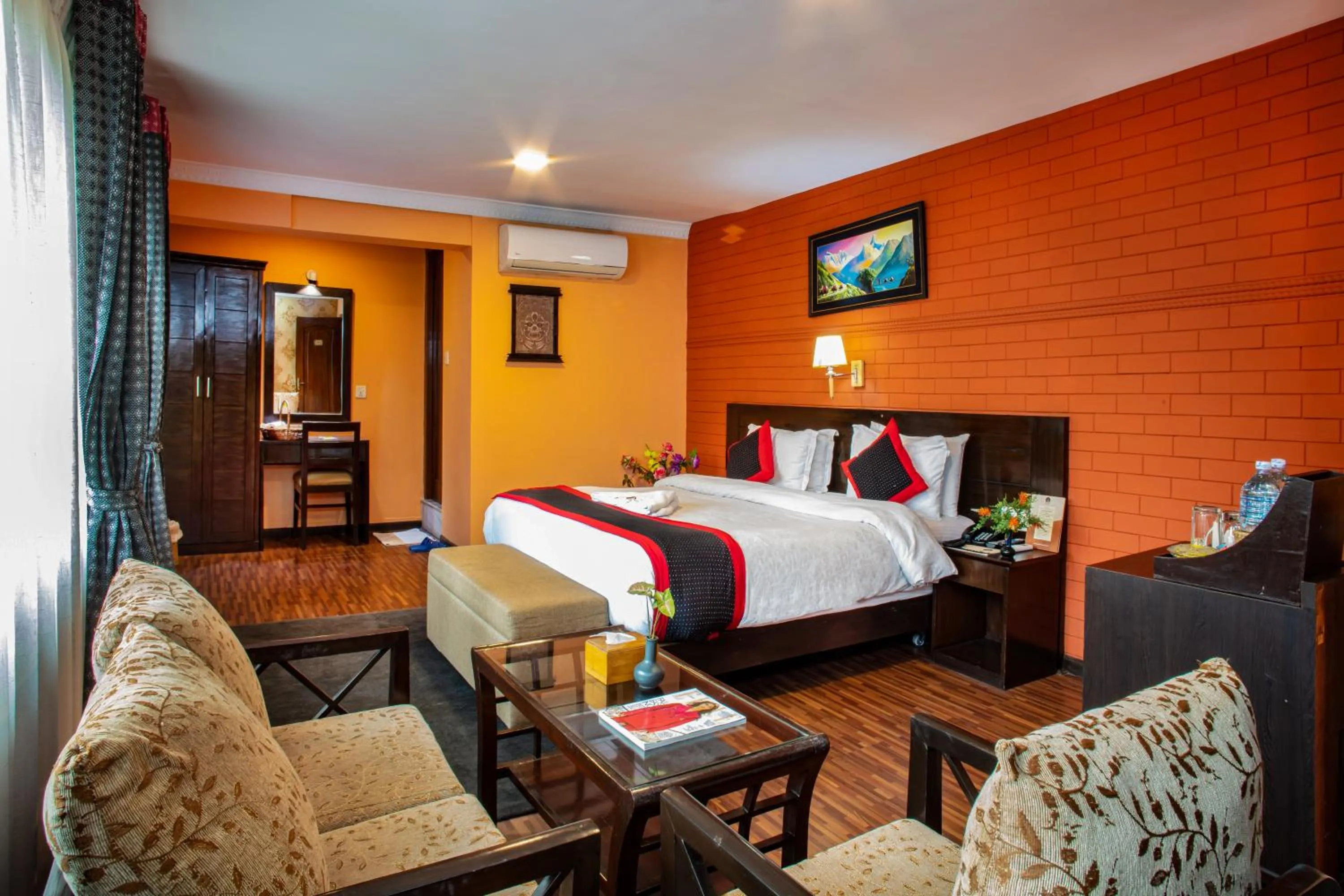 Photo of the whole room, Bed in Taleju Boutique Hotel