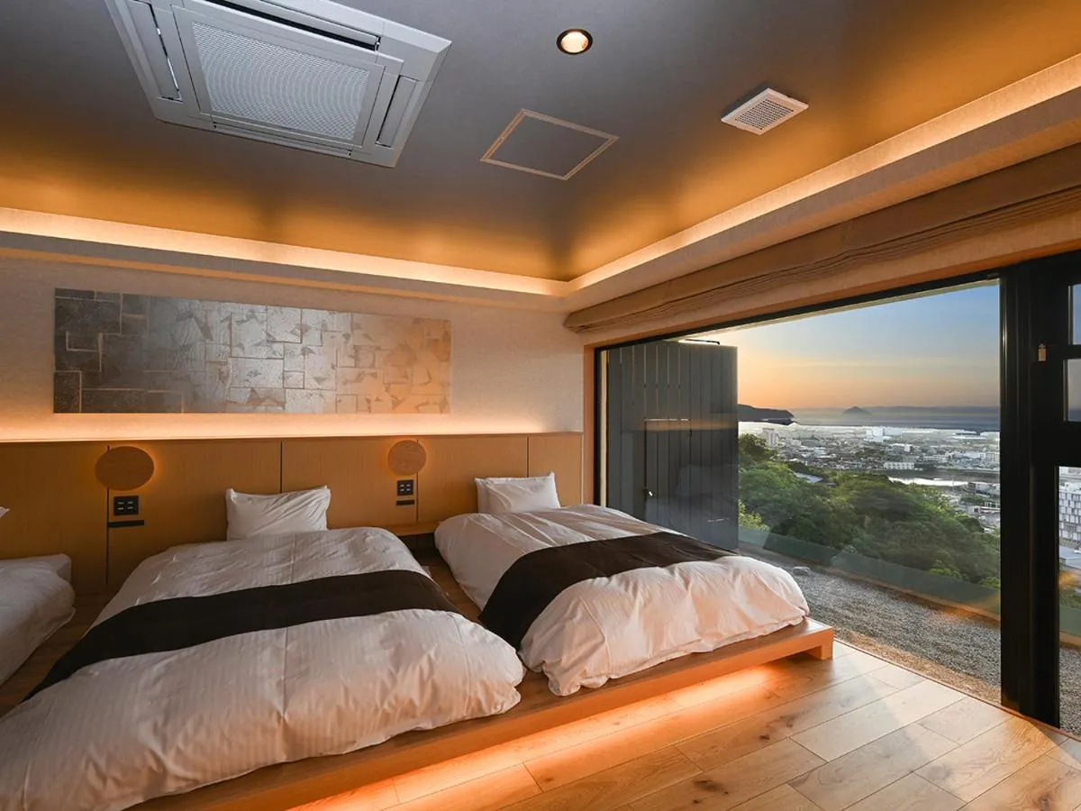 Bed in Yunaginoyu Hotel Hanajyukai