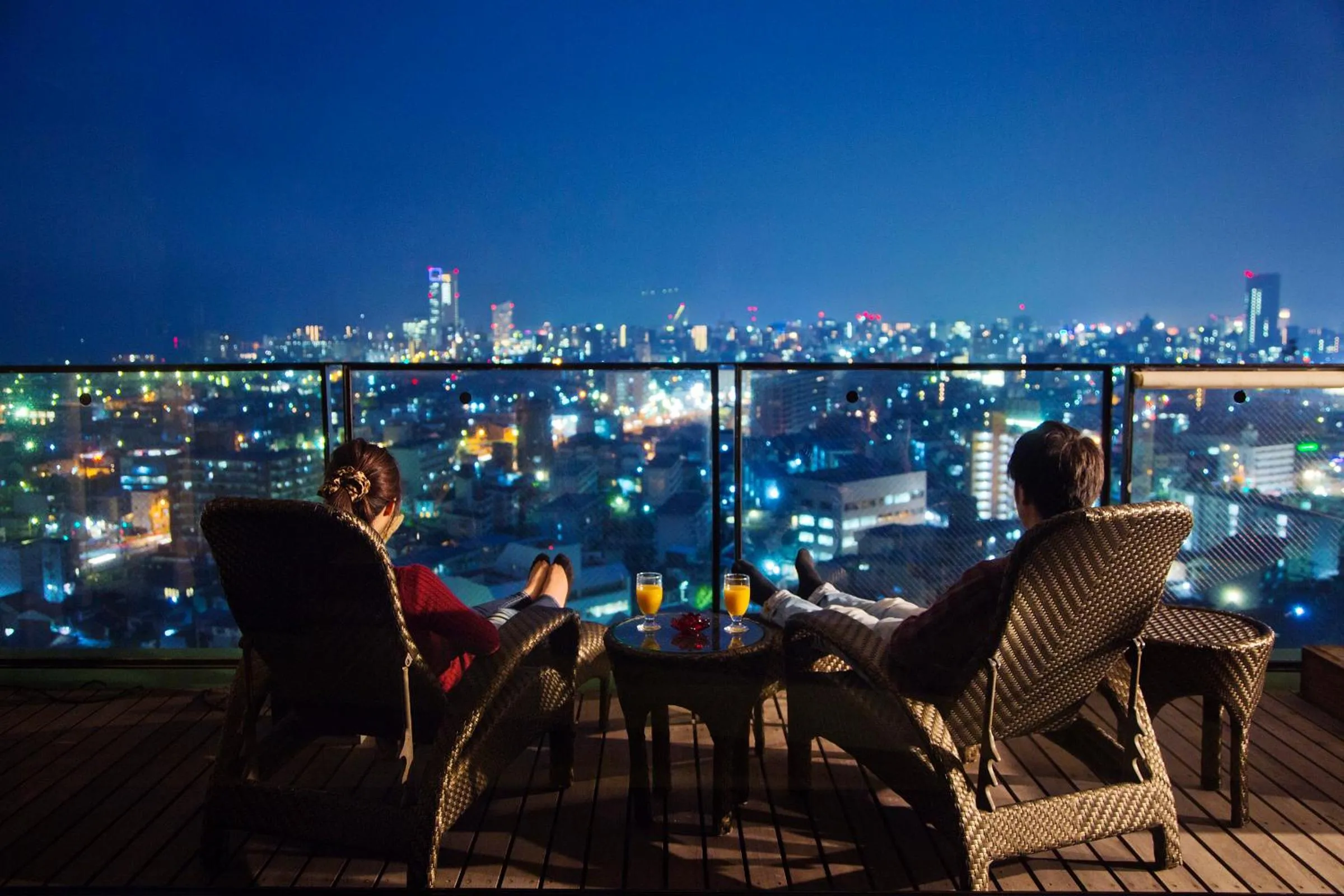 Balcony/Terrace in Yunaginoyu Hotel Hanajyukai