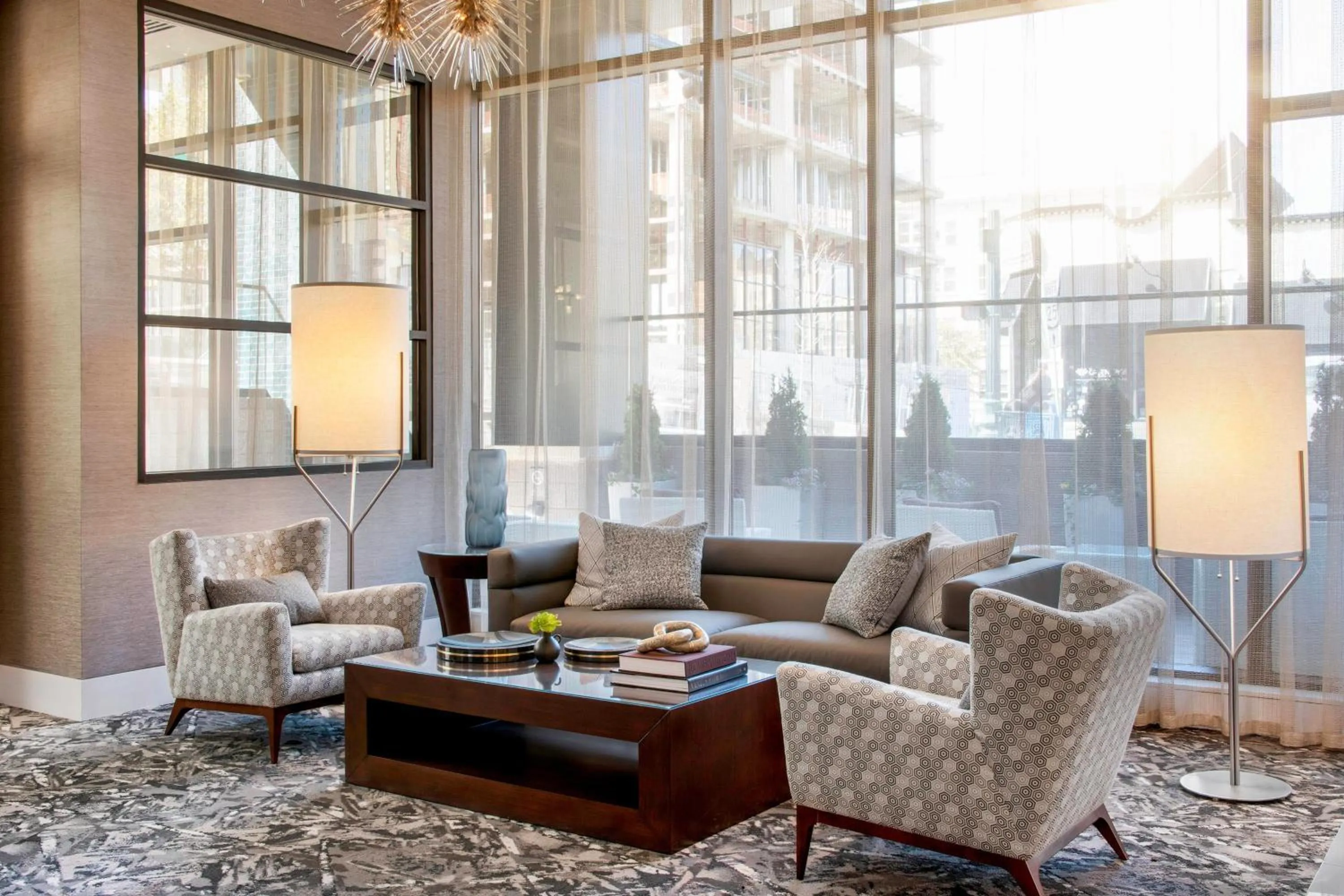 Lobby or reception in AC Hotel Asheville Downtown