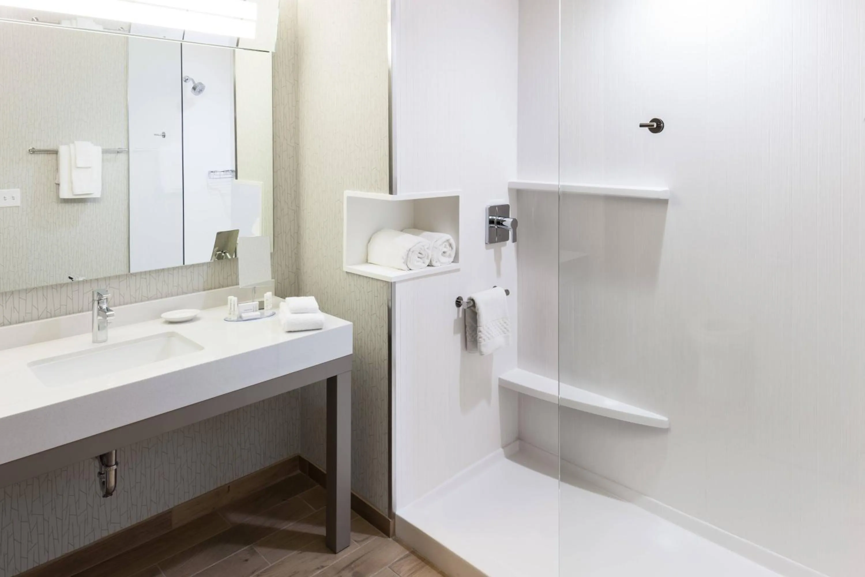 Bathroom in Courtyard by Marriott Fort Worth Historic Stockyards