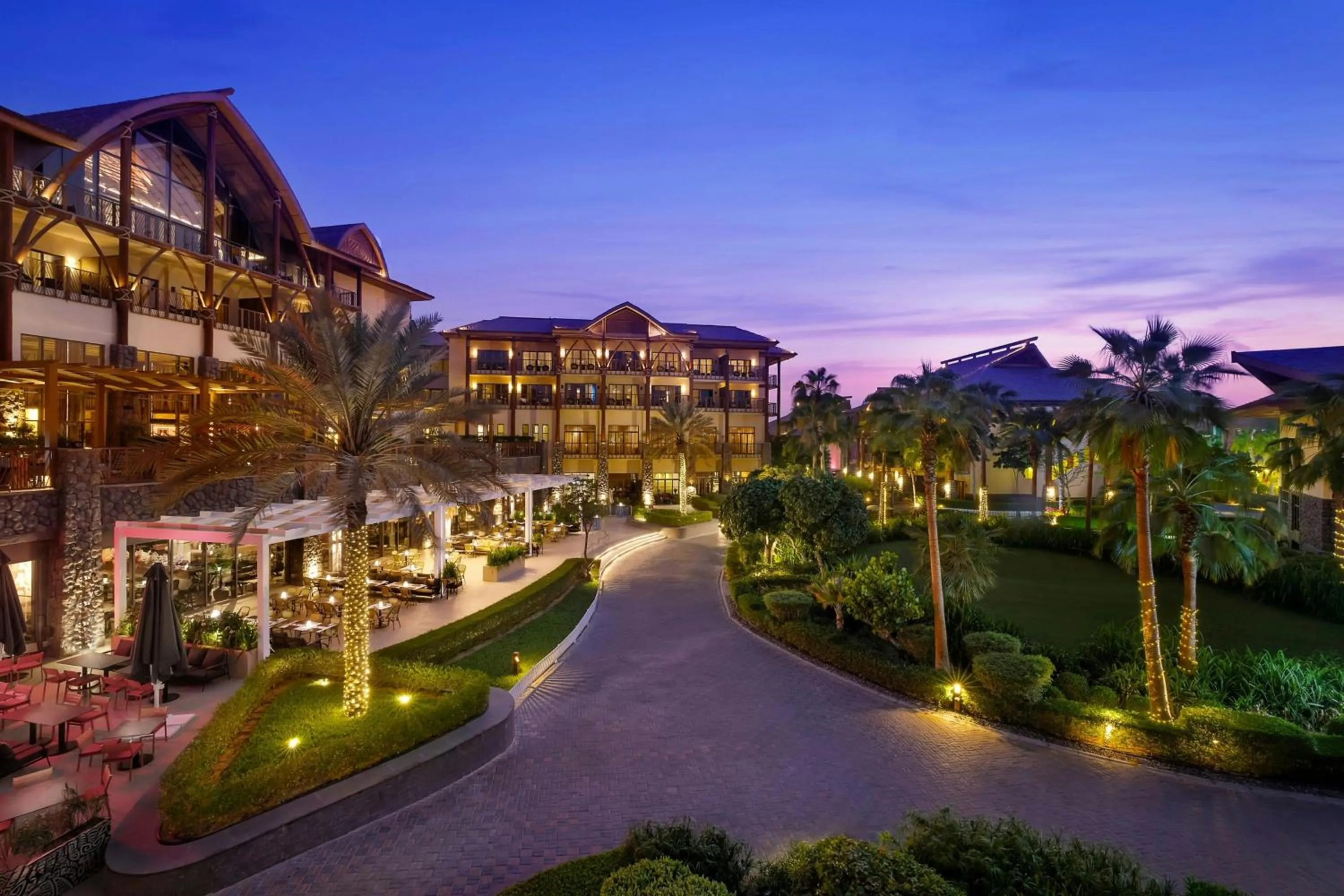 Property building in Lapita, Dubai Parks and Resorts, Autograph Collection