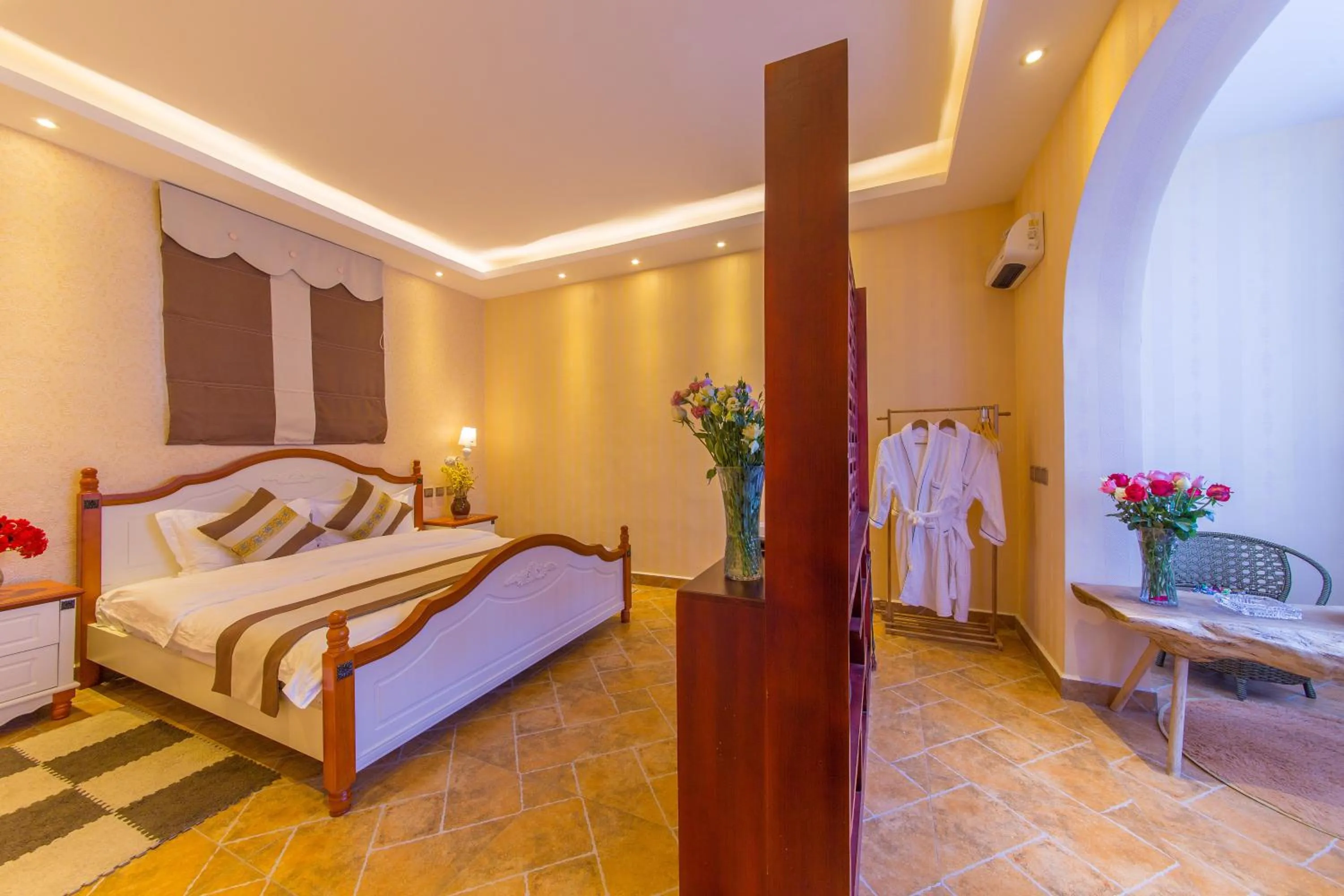 Bed in M Y J Boutique Inn 梦圆居