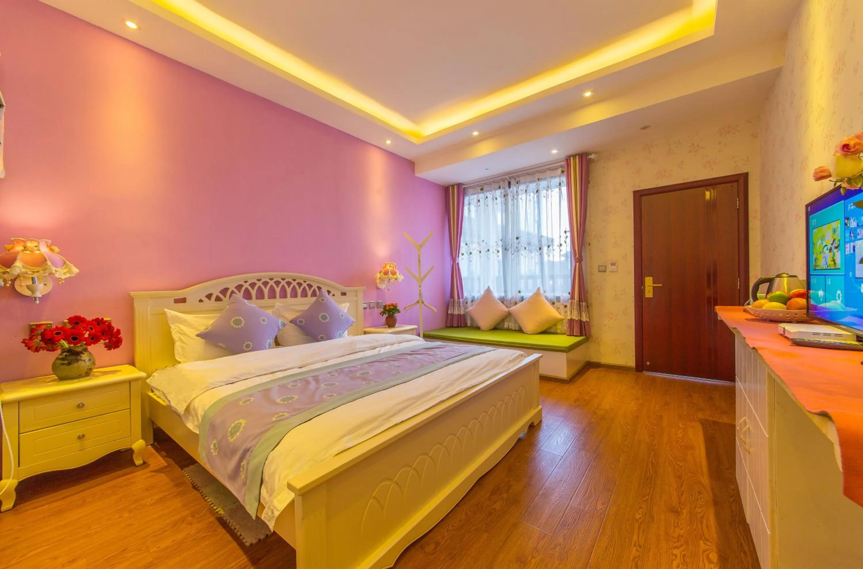 Bed in M Y J Boutique Inn 梦圆居