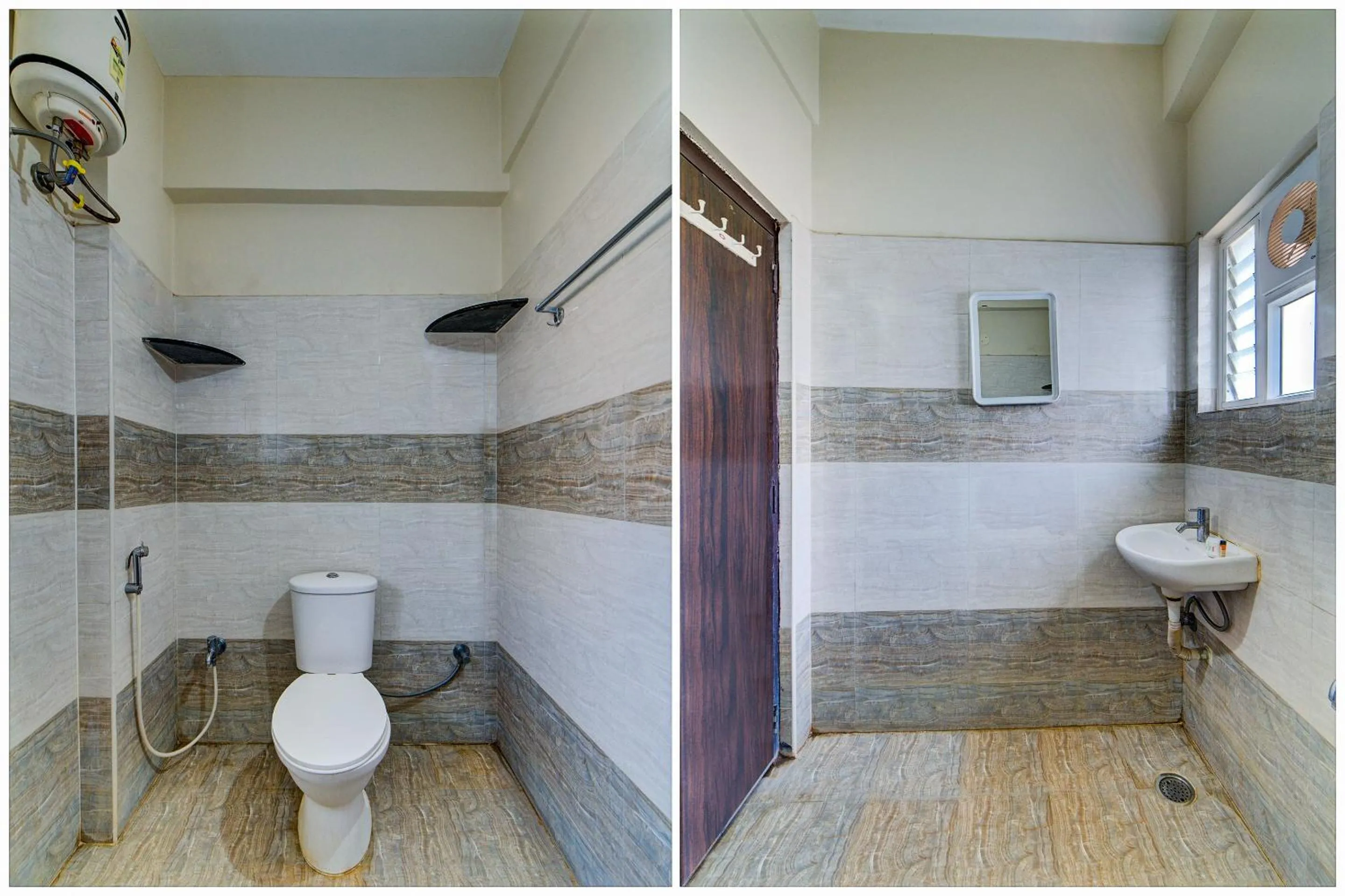 Bathroom in Hotel O The Royal Nest Near Shilparamam