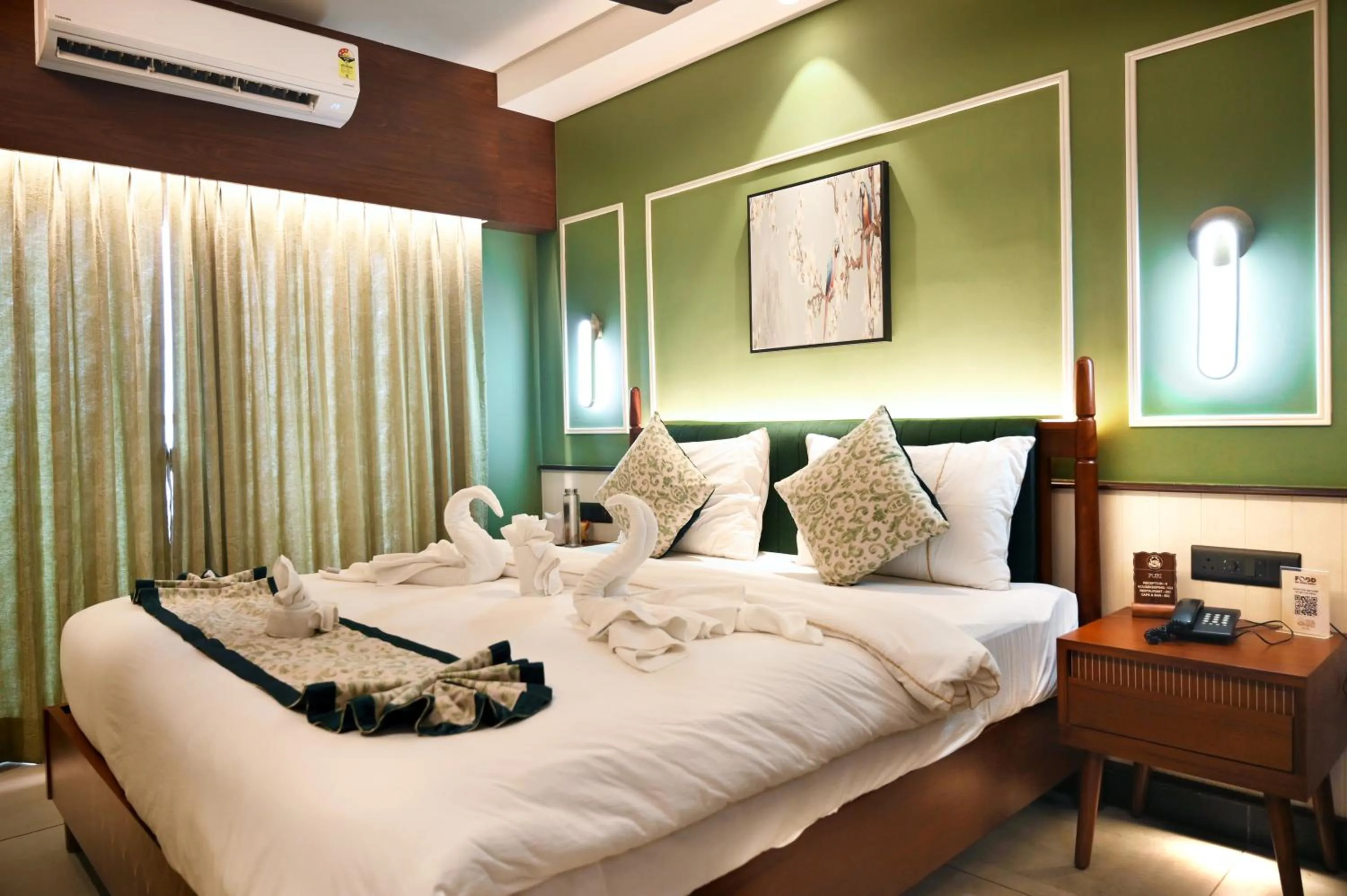 Bed in Hotel Sonar Bangla Puri
