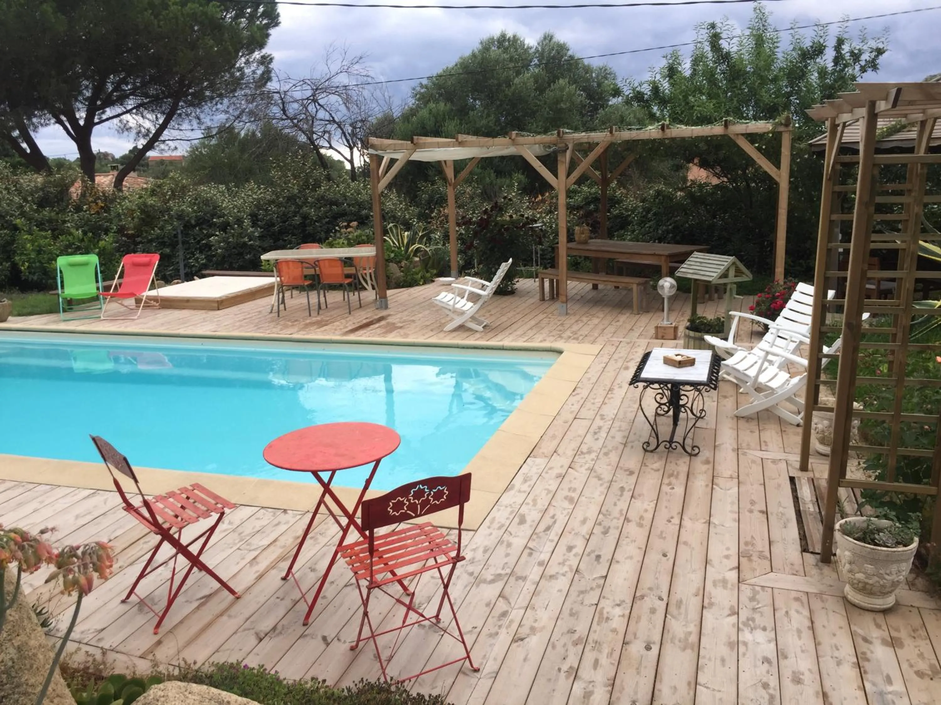 Patio in Macchia Évasion avec piscine