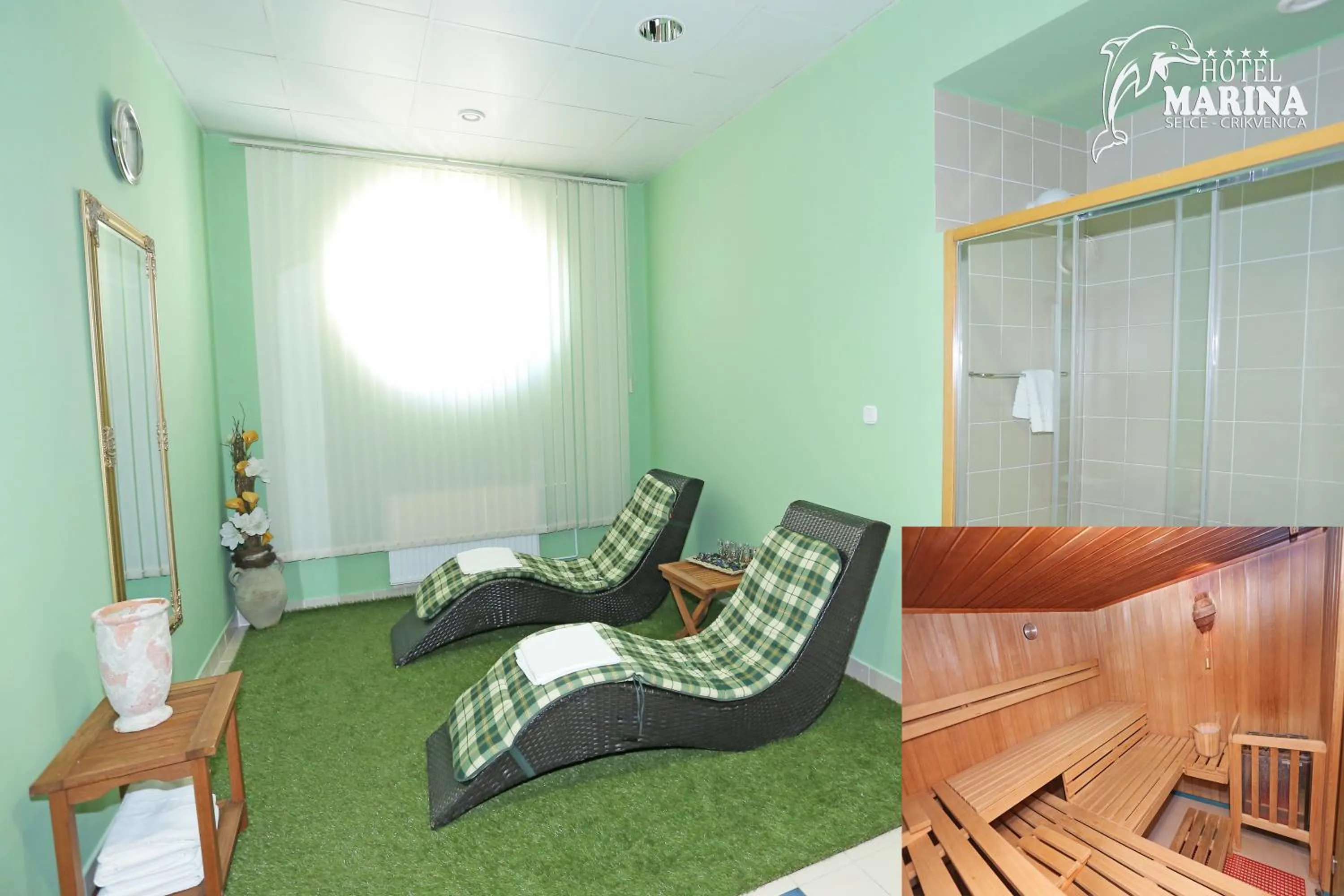 Sauna in Hotel Marina