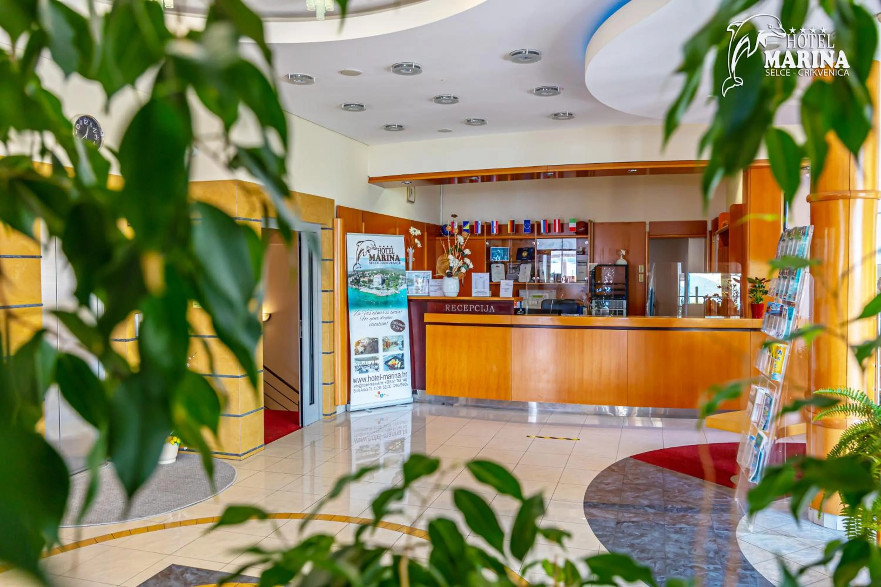 Lobby or reception in Hotel Marina