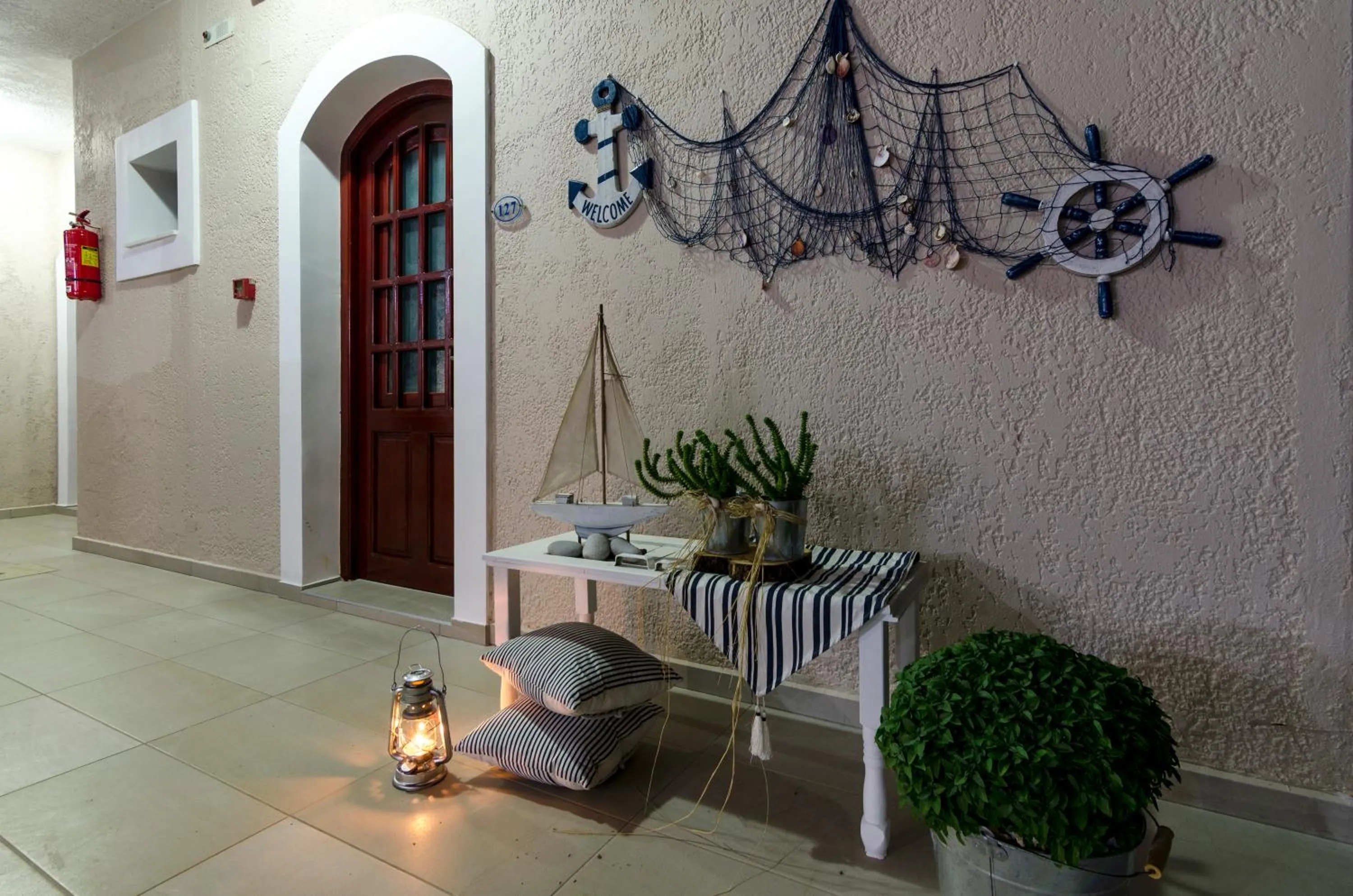 Decorative detail in Stelios Gardens