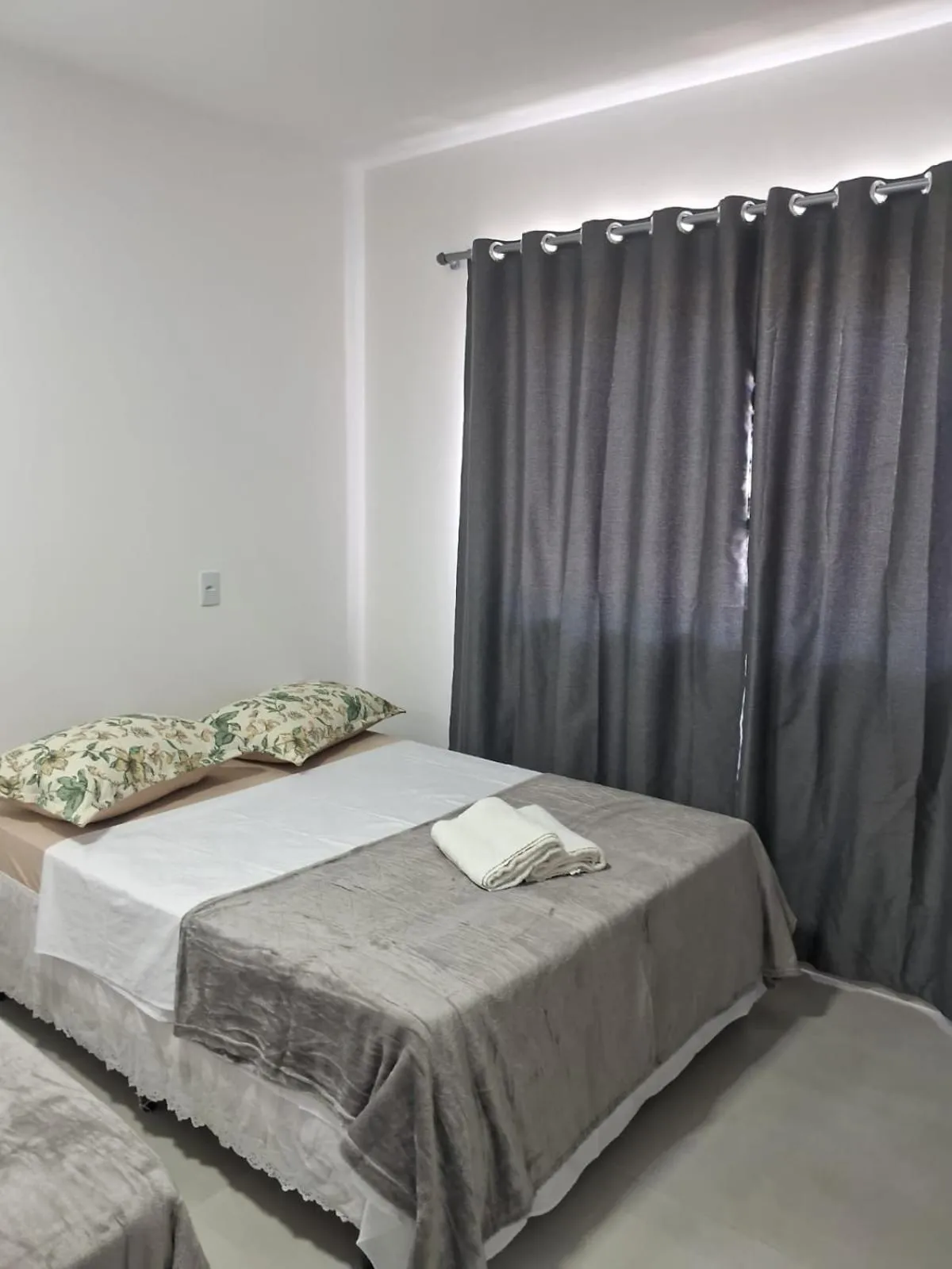 Bed in Pousada casa da amizade