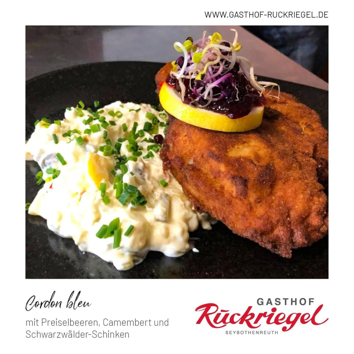 Food and drinks in Gasthof Ruckriegel