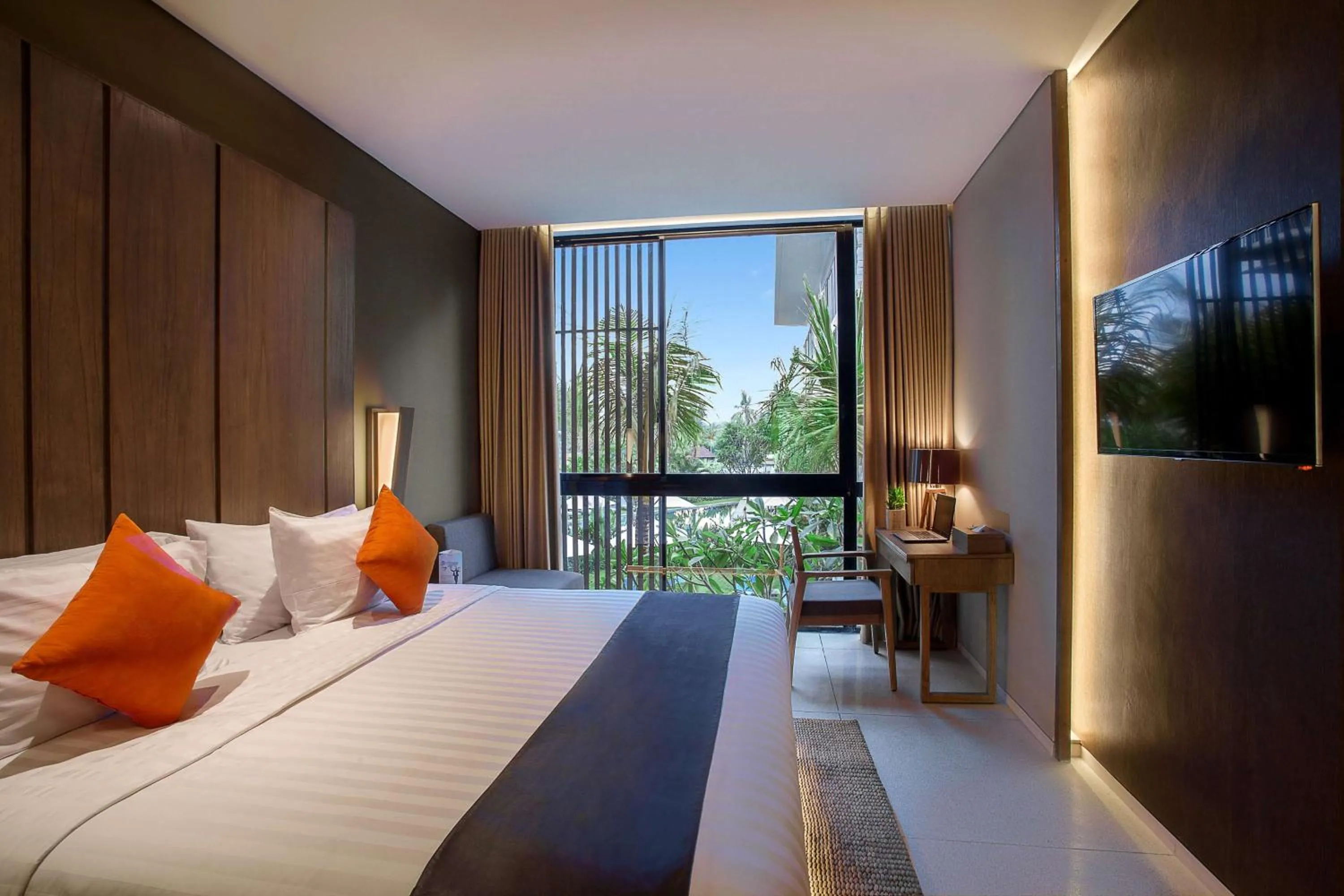 Photo of the whole room, Bed in Wyndham Tamansari Jivva Resort Bali