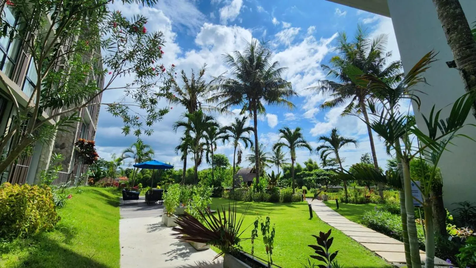 Garden view in Wyndham Tamansari Jivva Resort Bali