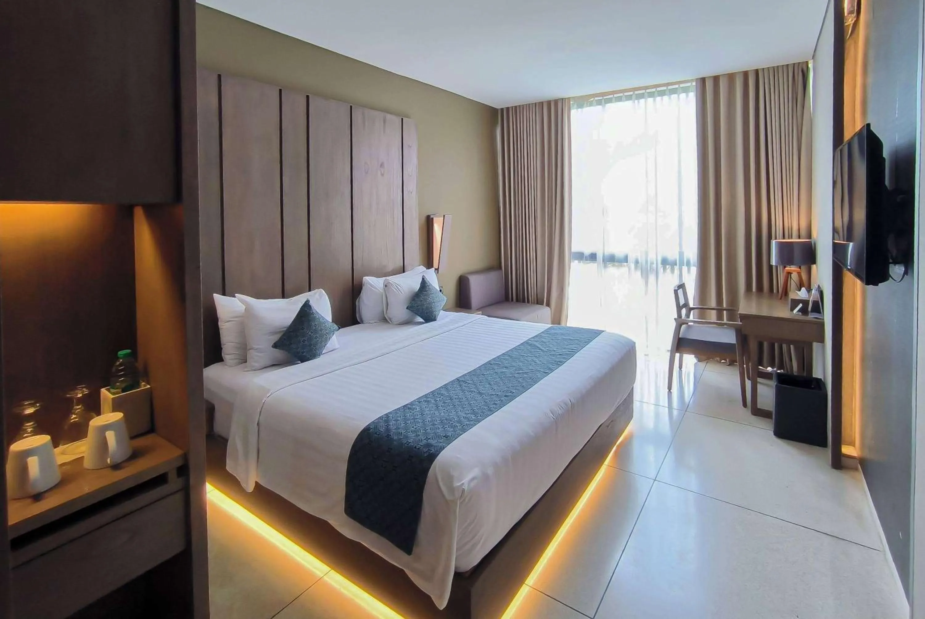 Photo of the whole room, Bed in Wyndham Tamansari Jivva Resort Bali