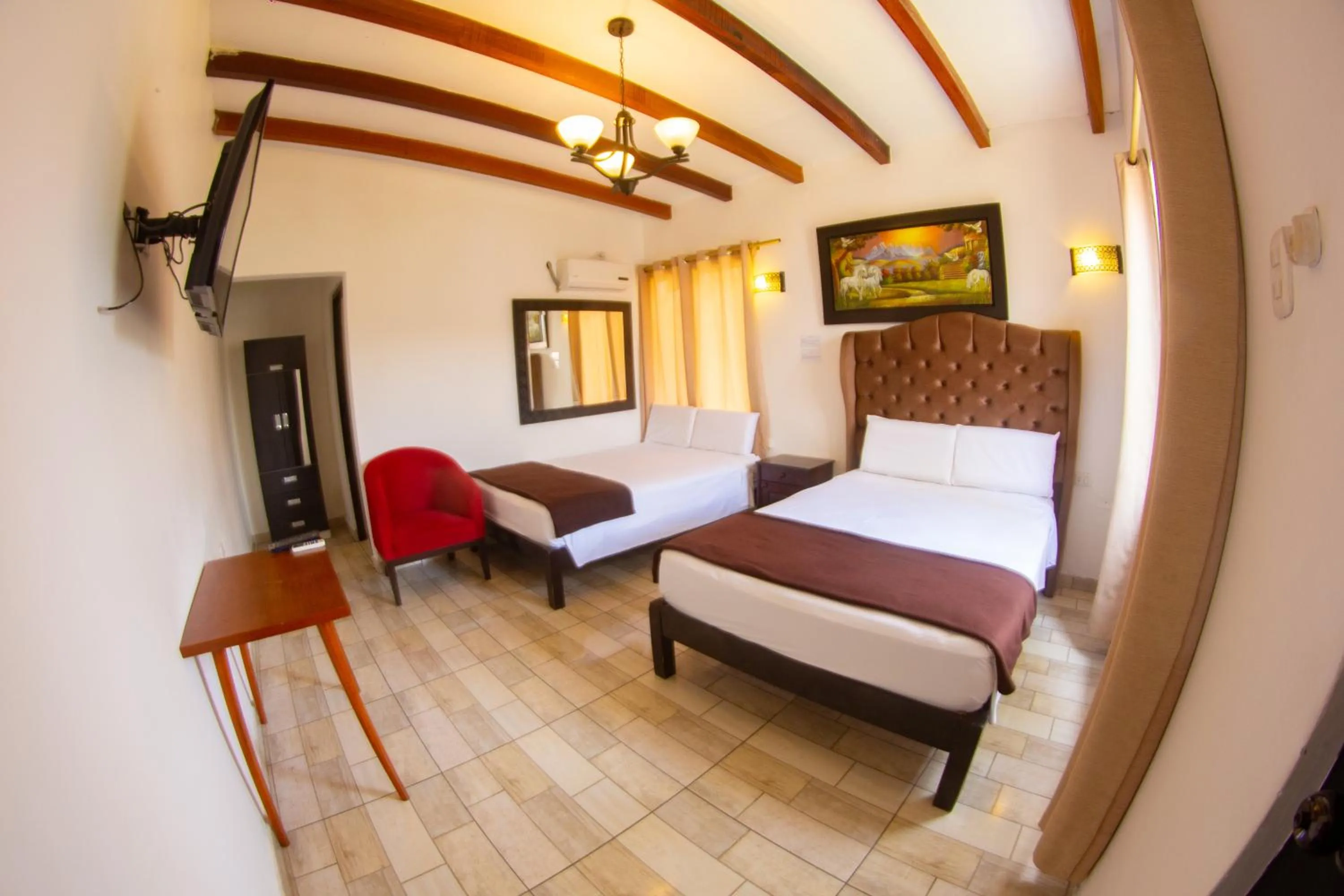 Bed in Hotel Resort Thiago