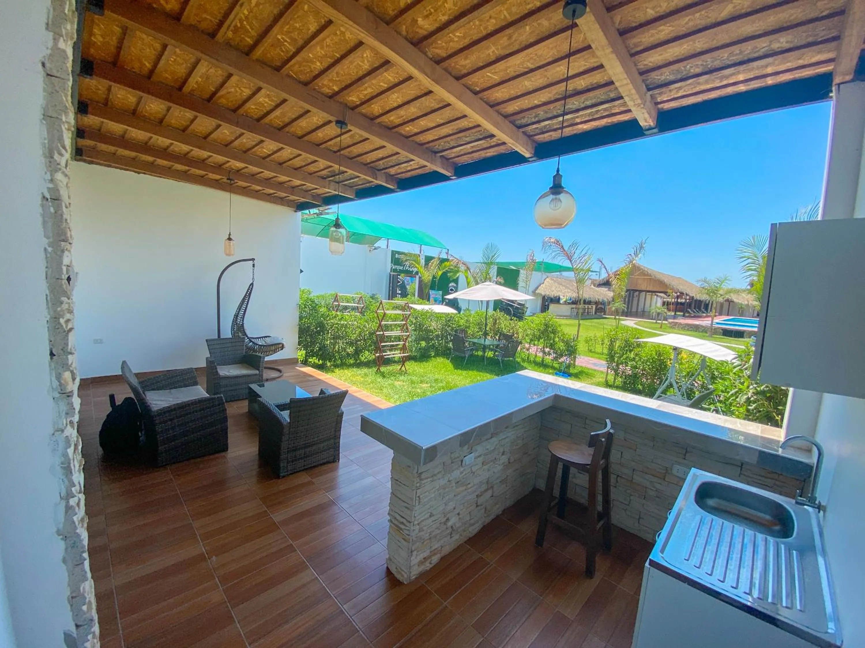 Balcony/Terrace in Hotel Resort Thiago