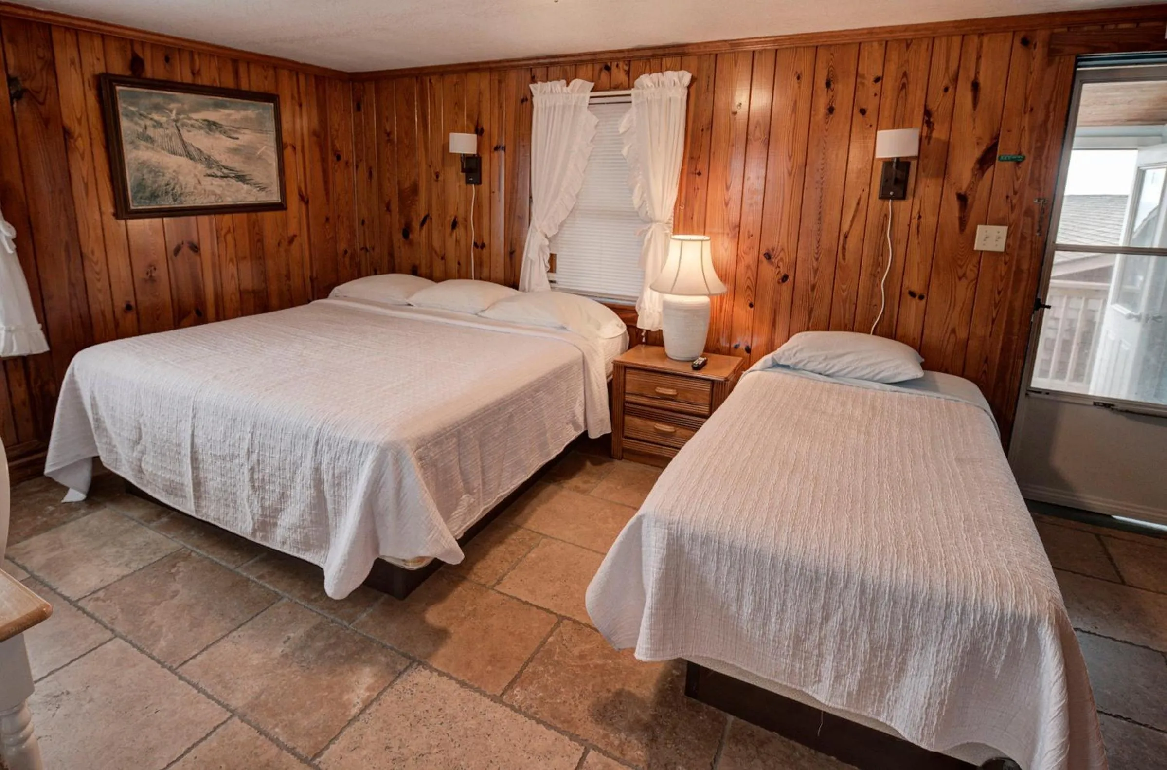 Bed in Outer Banks Motel