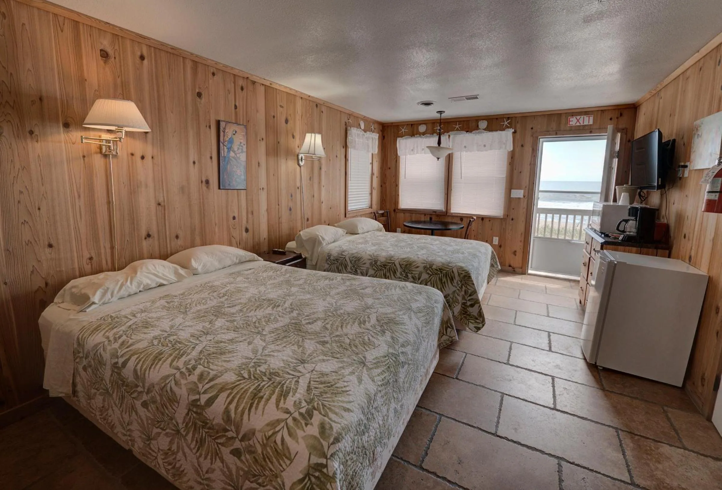 Bed in Outer Banks Motel