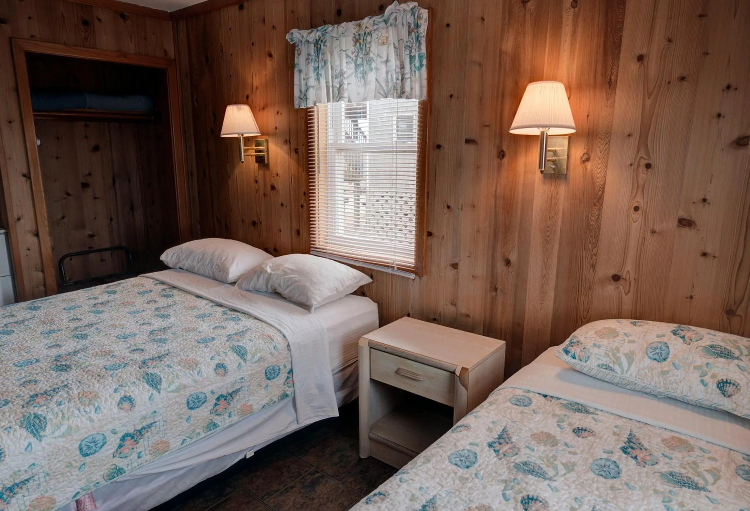 Bed in Outer Banks Motel