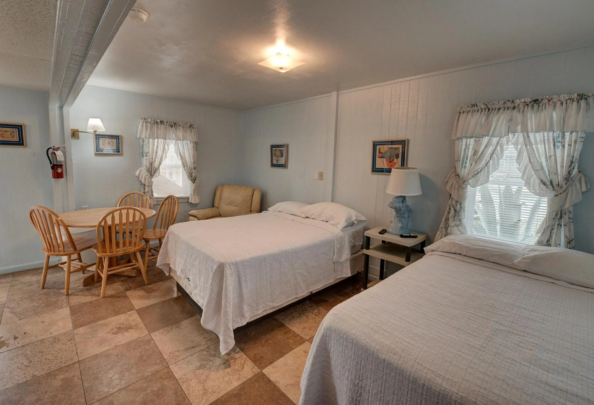 Bed in Outer Banks Motel