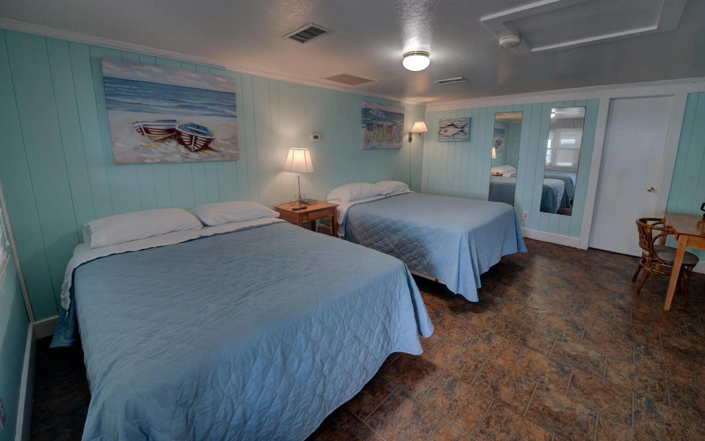 Bed in Outer Banks Motel