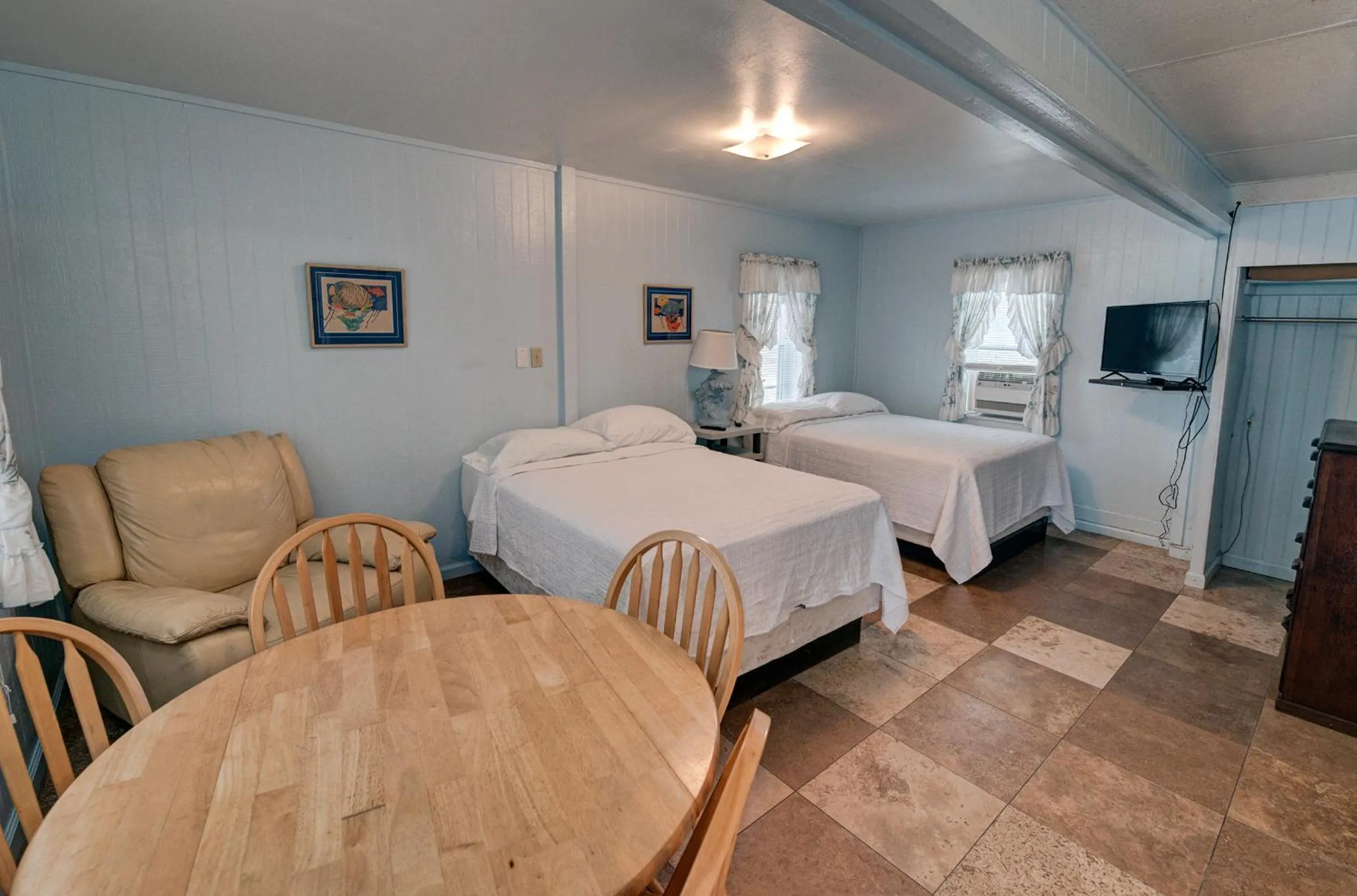 Bed in Outer Banks Motel