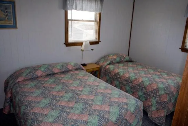 Bed in Outer Banks Motel