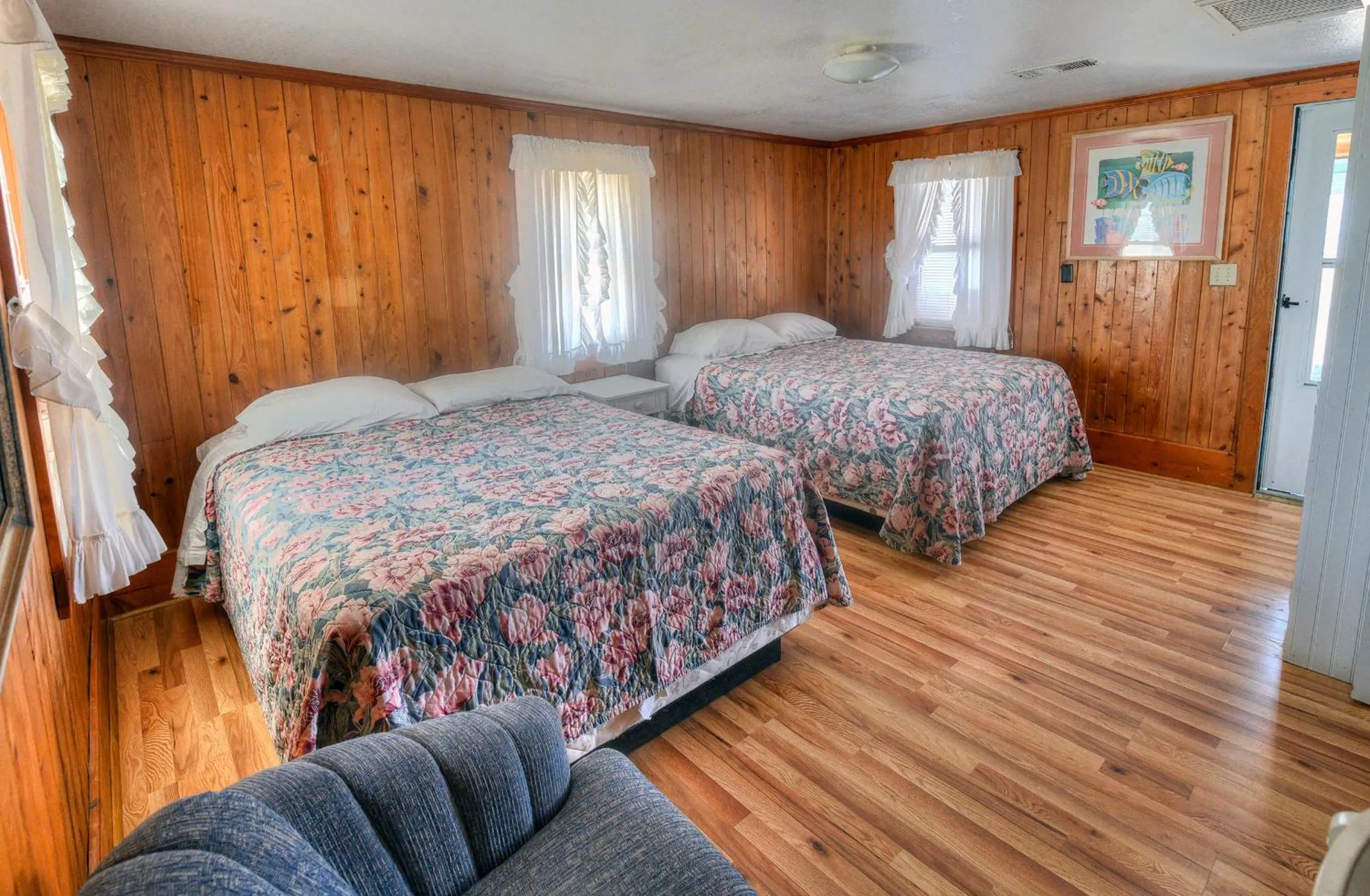 Bed in Outer Banks Motel