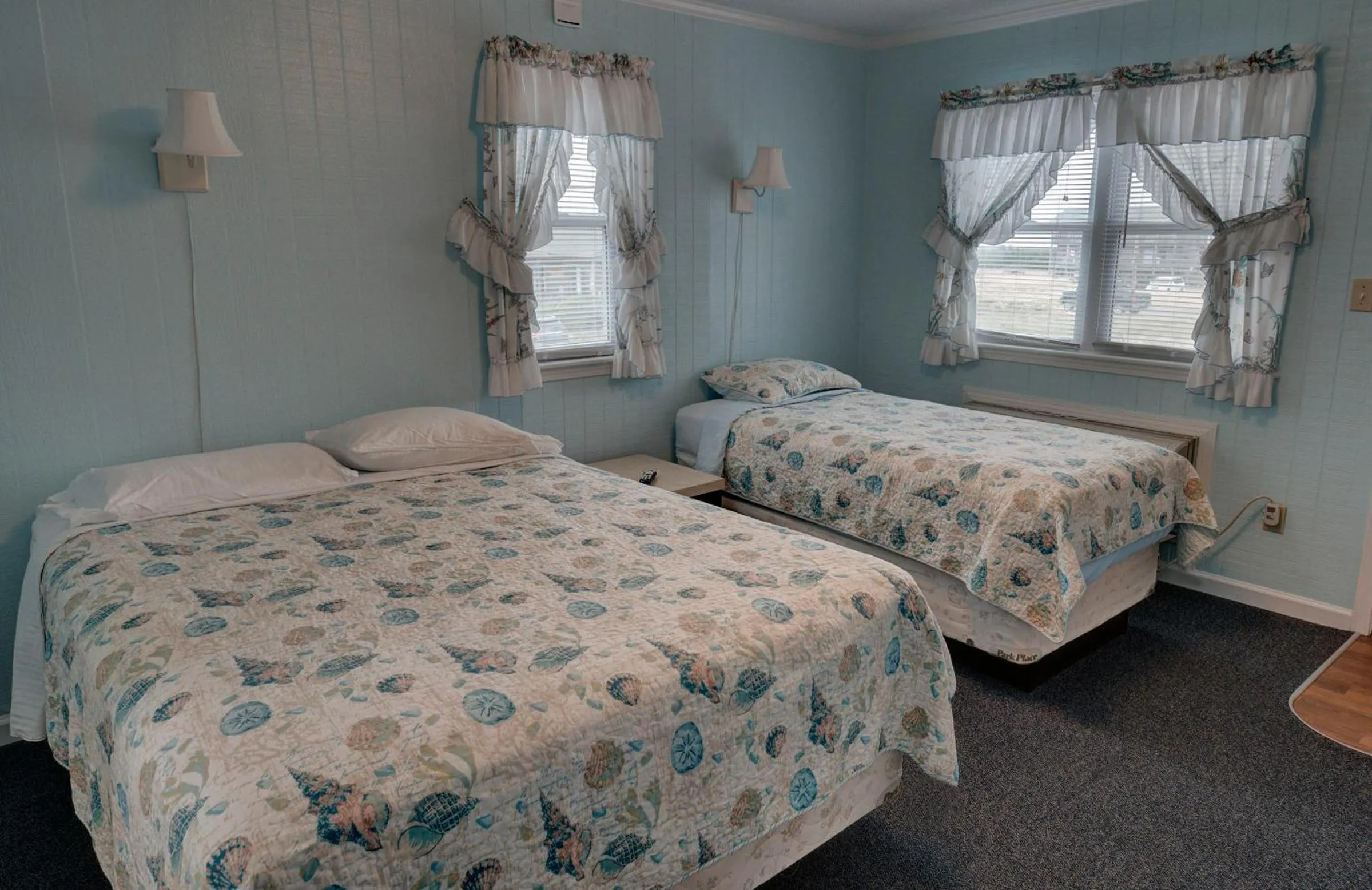 Bed in Outer Banks Motel