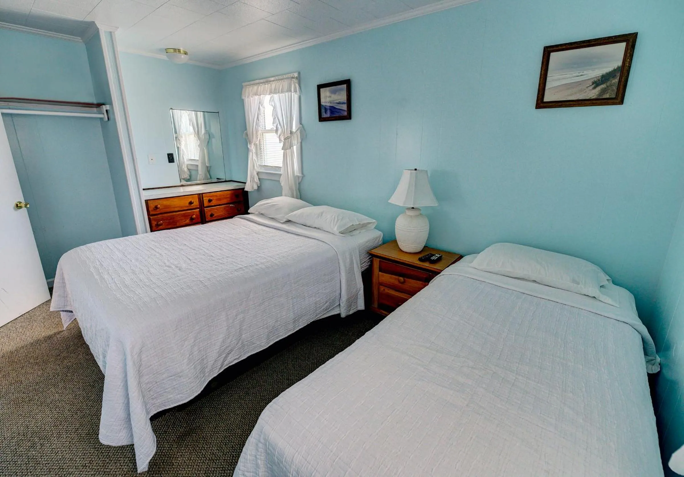 Bed in Outer Banks Motel